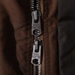 REWORK® KEEPER WAX JACKET - N° 056 Coats & Jackets X-LARGE / BROWN - BRUT Clothing US