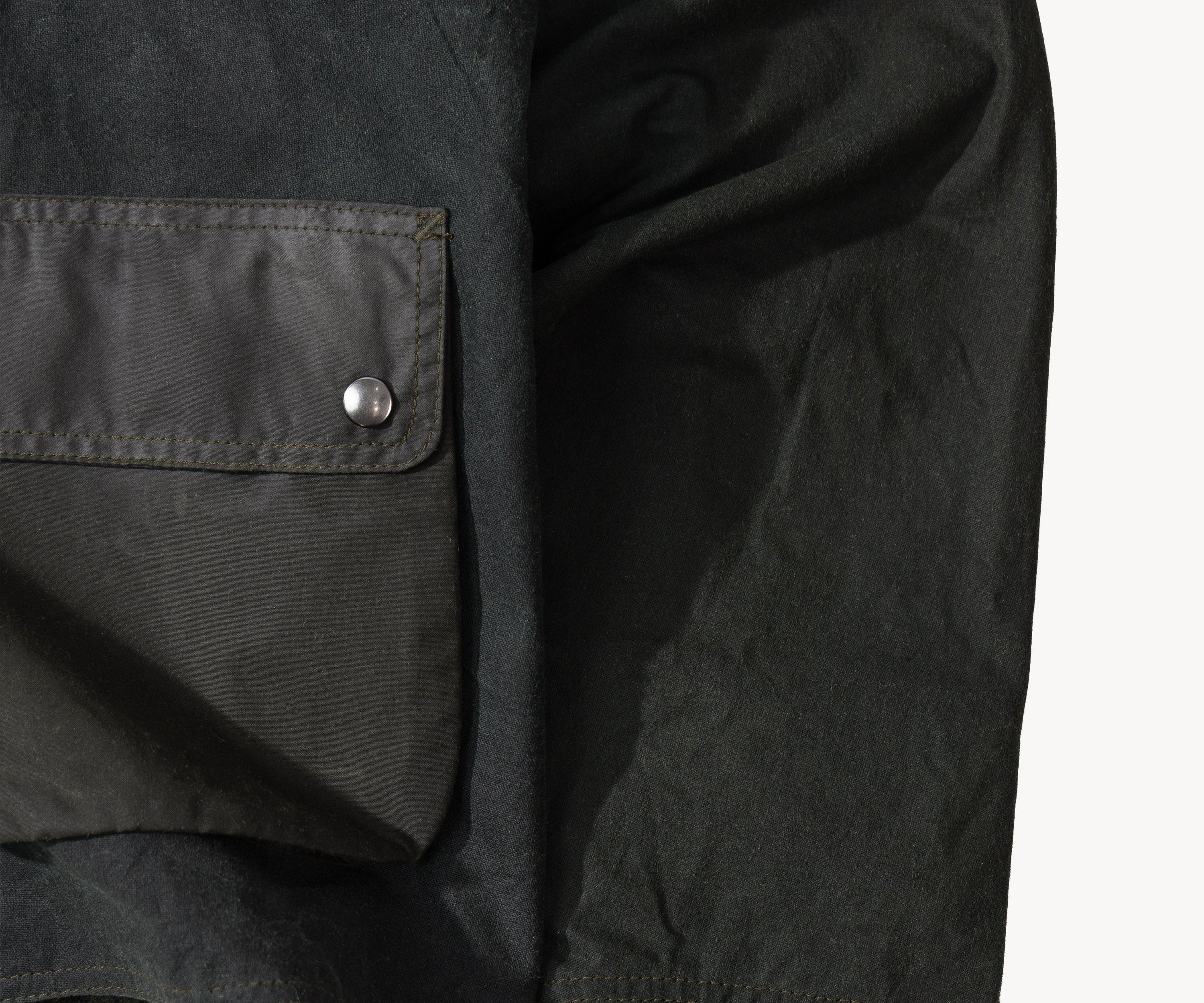 REWORK® KEEPER WAX JACKET - N° 063 Coats & Jackets X-LARGE / GREEN - BRUT Clothing US