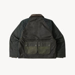REWORK® KEEPER WAX JACKET - N° 063 Coats & Jackets X-LARGE / GREEN - BRUT Clothing US
