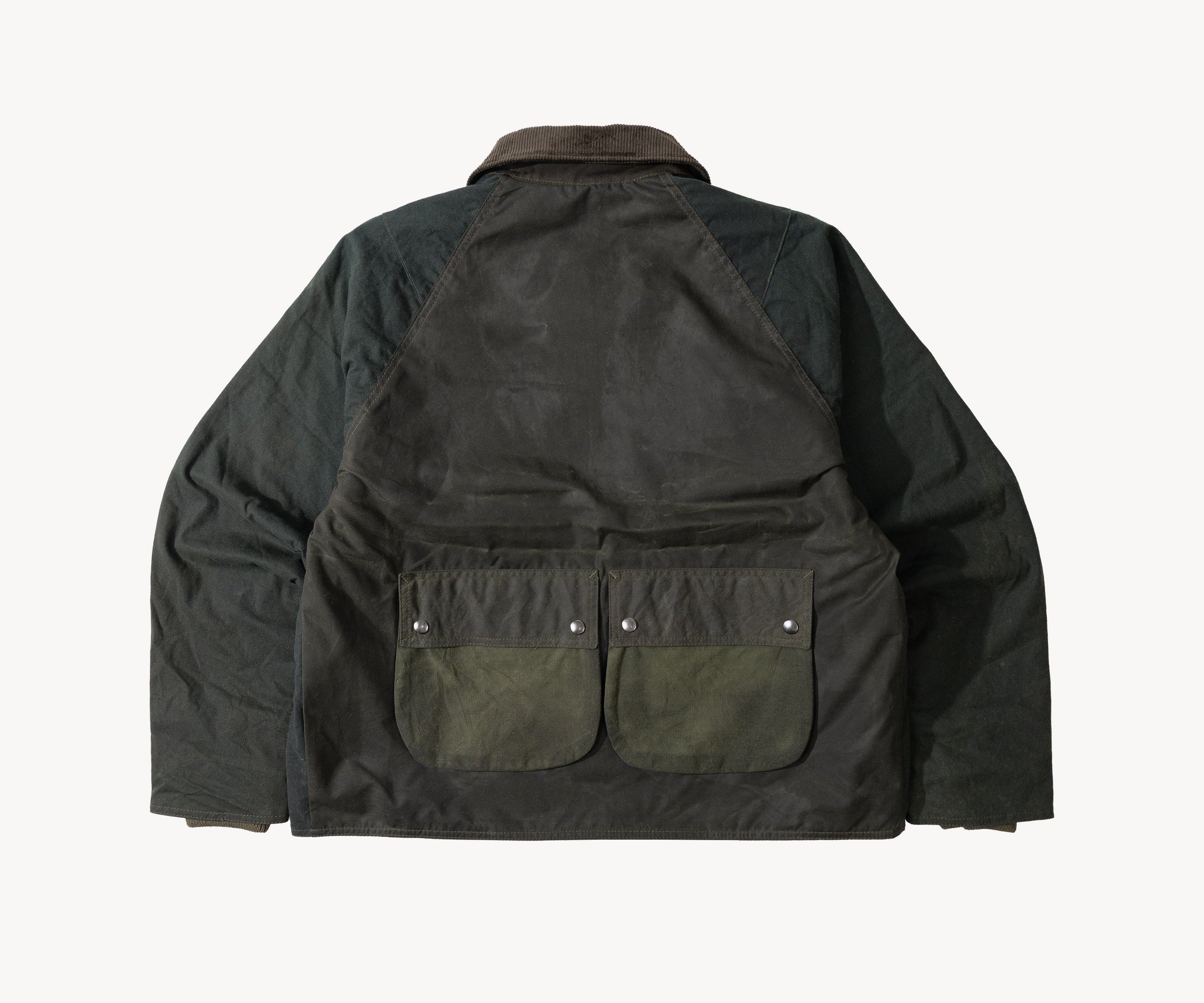REWORK® KEEPER WAX JACKET - N° 063 Coats & Jackets X-LARGE / GREEN - BRUT Clothing US