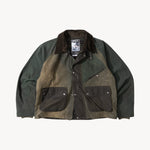 REWORK® KEEPER WAX JACKET - N° 064 Coats & Jackets X-LARGE / GREEN - BRUT Clothing US