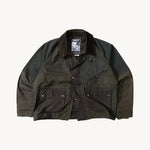 REWORK® KEEPER WAX JACKET - N° 065 Coats & Jackets X-LARGE / GREEN - BRUT Clothing US