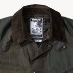 REWORK® KEEPER WAX JACKET - N° 065 Coats & Jackets X-LARGE / GREEN - BRUT Clothing US