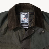 REWORK® KEEPER WAX JACKET - N° 065 Coats & Jackets X-LARGE / GREEN - BRUT Clothing US