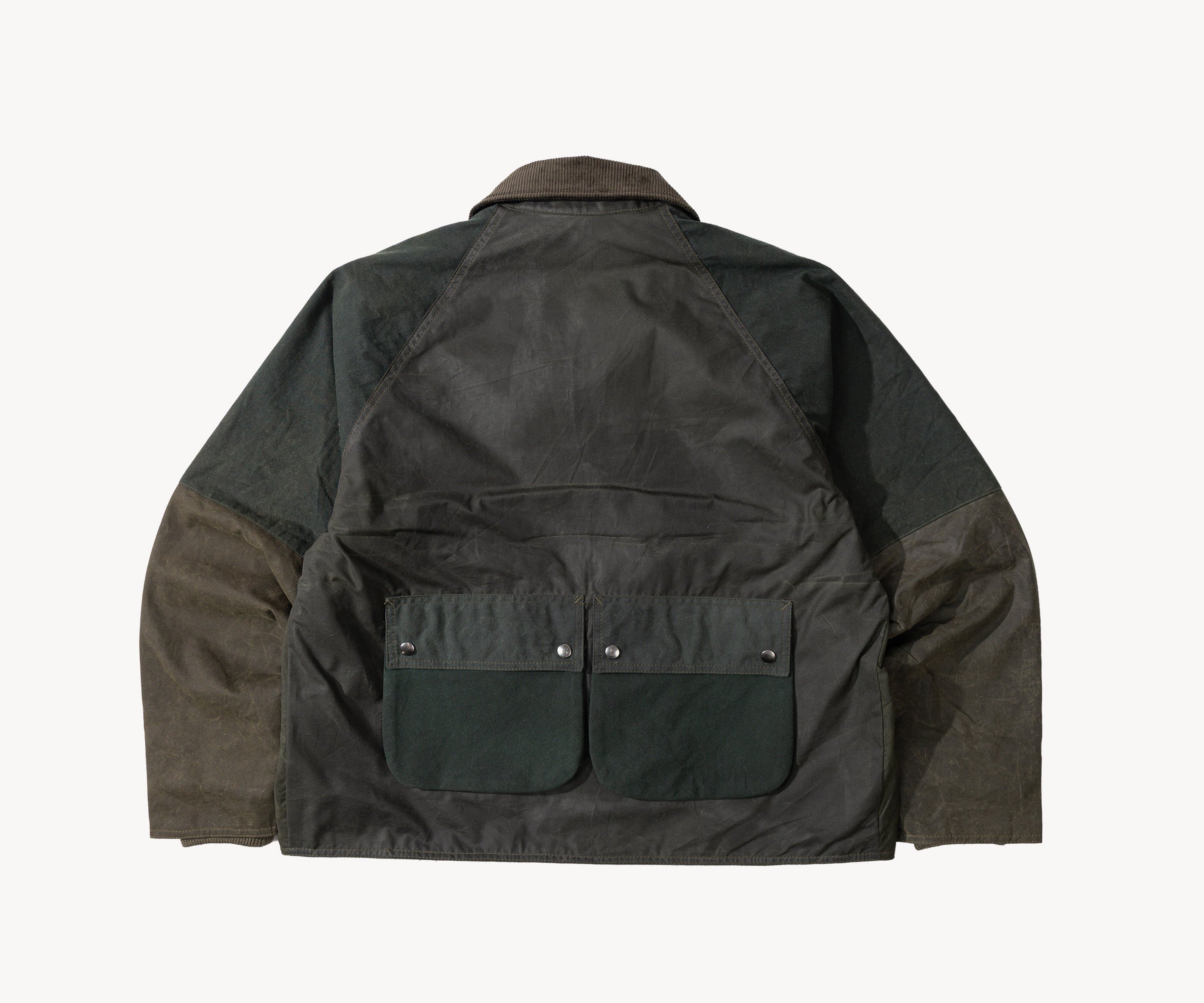 REWORK® KEEPER WAX JACKET - N° 065 Coats & Jackets X-LARGE / GREEN - BRUT Clothing US