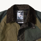 REWORK® KEEPER WAX JACKET - N° 066 Coats & Jackets X-LARGE / GREEN - BRUT Clothing US