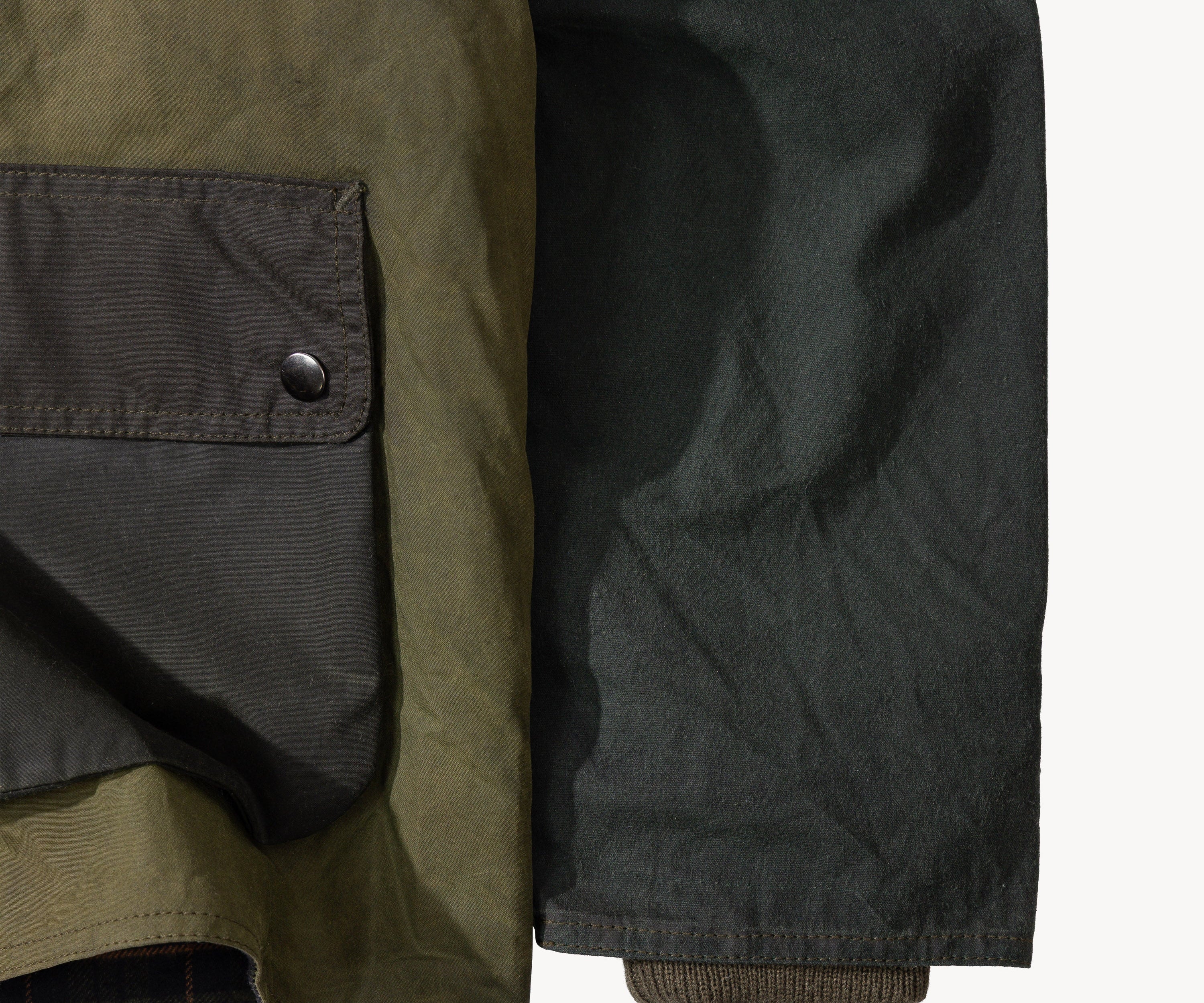 REWORK® KEEPER WAX JACKET - N° 066 Coats & Jackets X-LARGE / GREEN - BRUT Clothing US