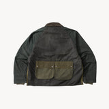 REWORK® KEEPER WAX JACKET - N° 066 Coats & Jackets X-LARGE / GREEN - BRUT Clothing US