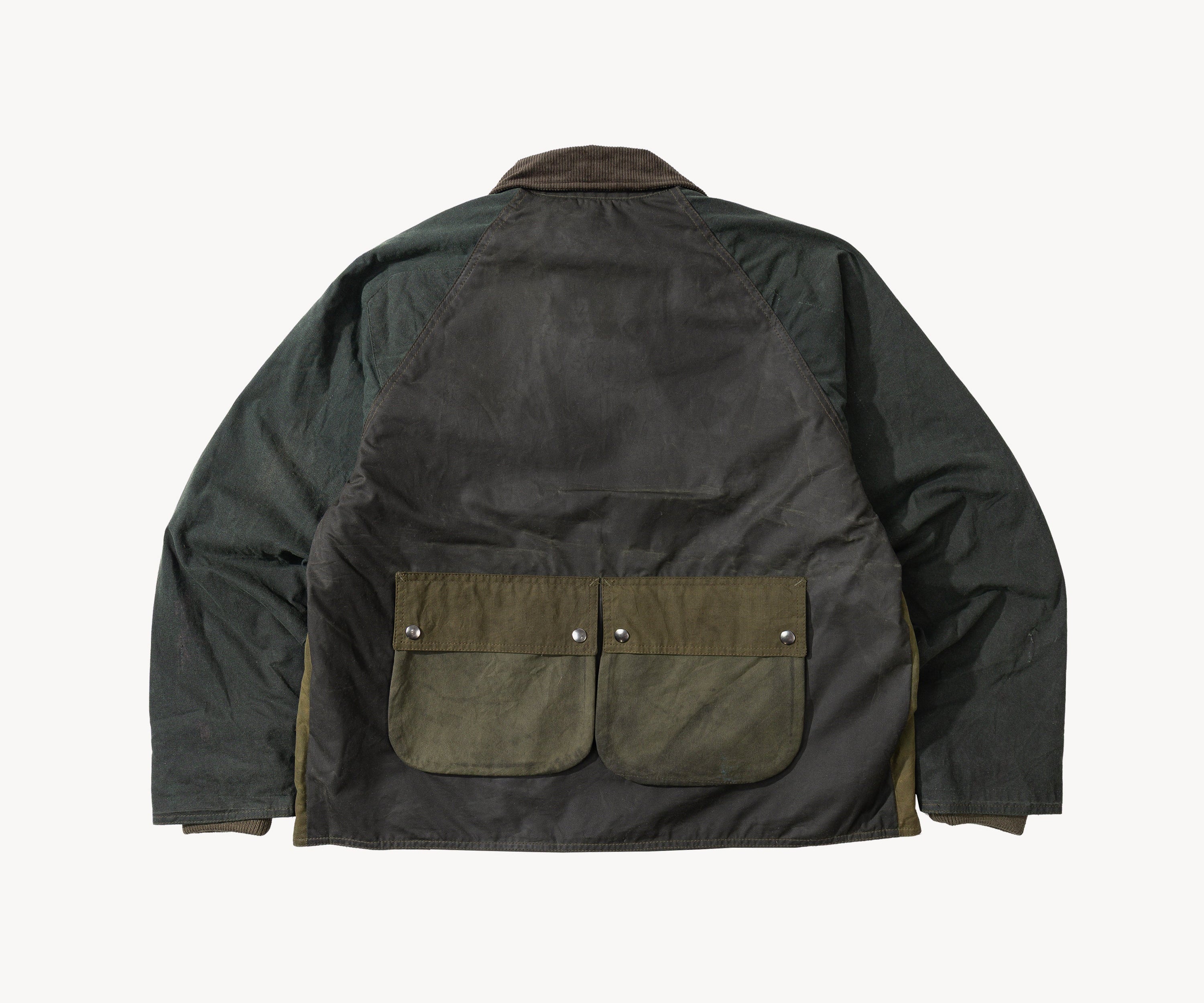 REWORK® KEEPER WAX JACKET - N° 066 Coats & Jackets X-LARGE / GREEN - BRUT Clothing US