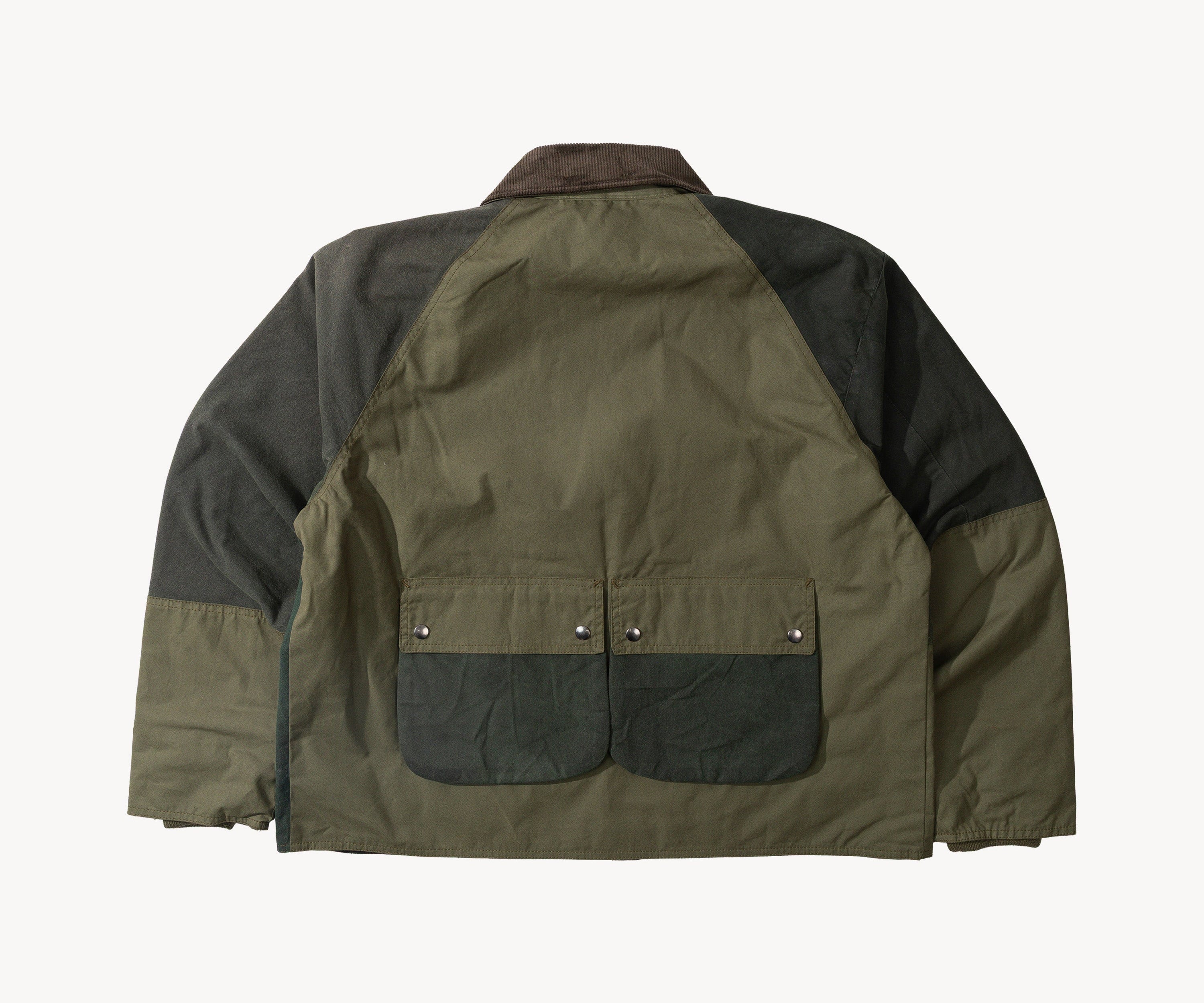 REWORK® FLY WAX JACKET - N° 055 Coats & Jackets X-LARGE / GREEN - BRUT Clothing US