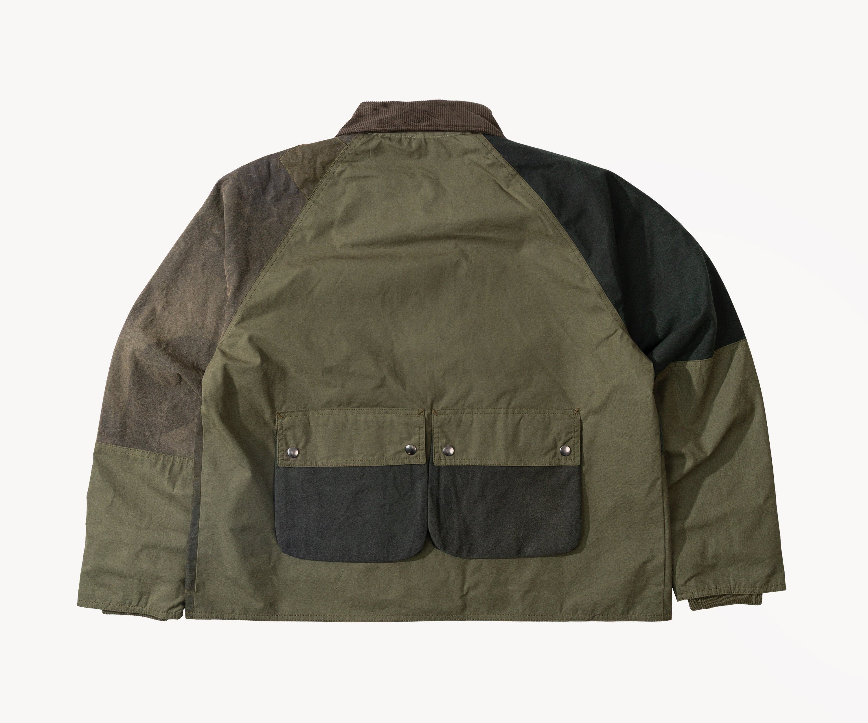 REWORK® FLY WAX JACKET - N° 056 Coats & Jackets X-LARGE / GREEN - BRUT Clothing US