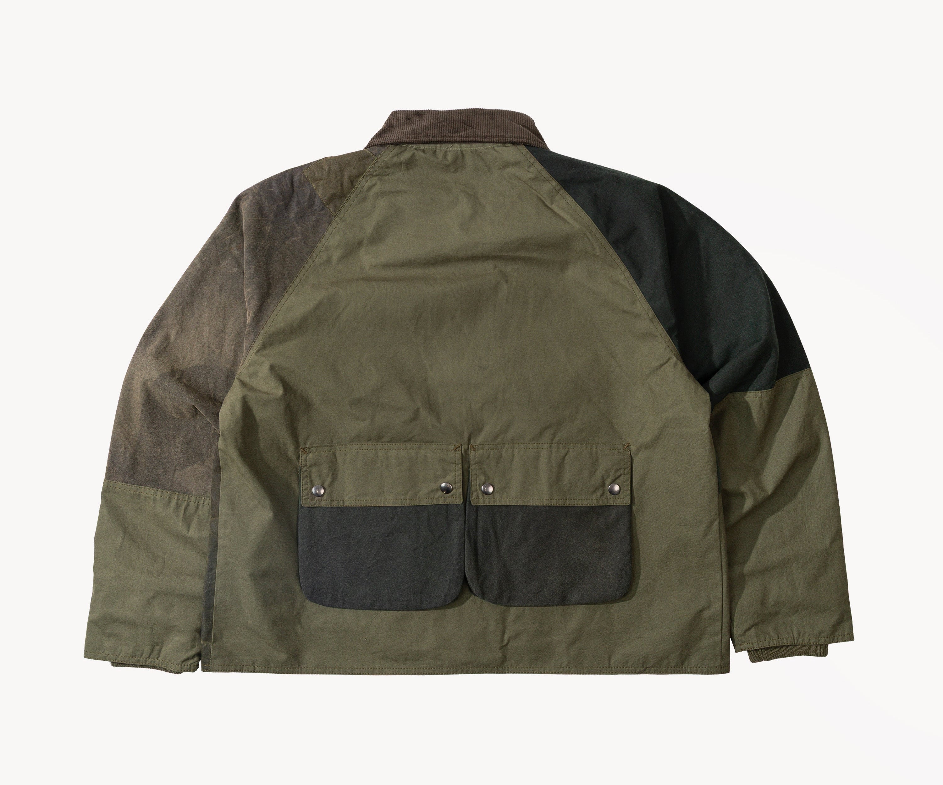 REWORK® FLY WAX JACKET - N° 056 Coats & Jackets X-LARGE / GREEN - BRUT Clothing US
