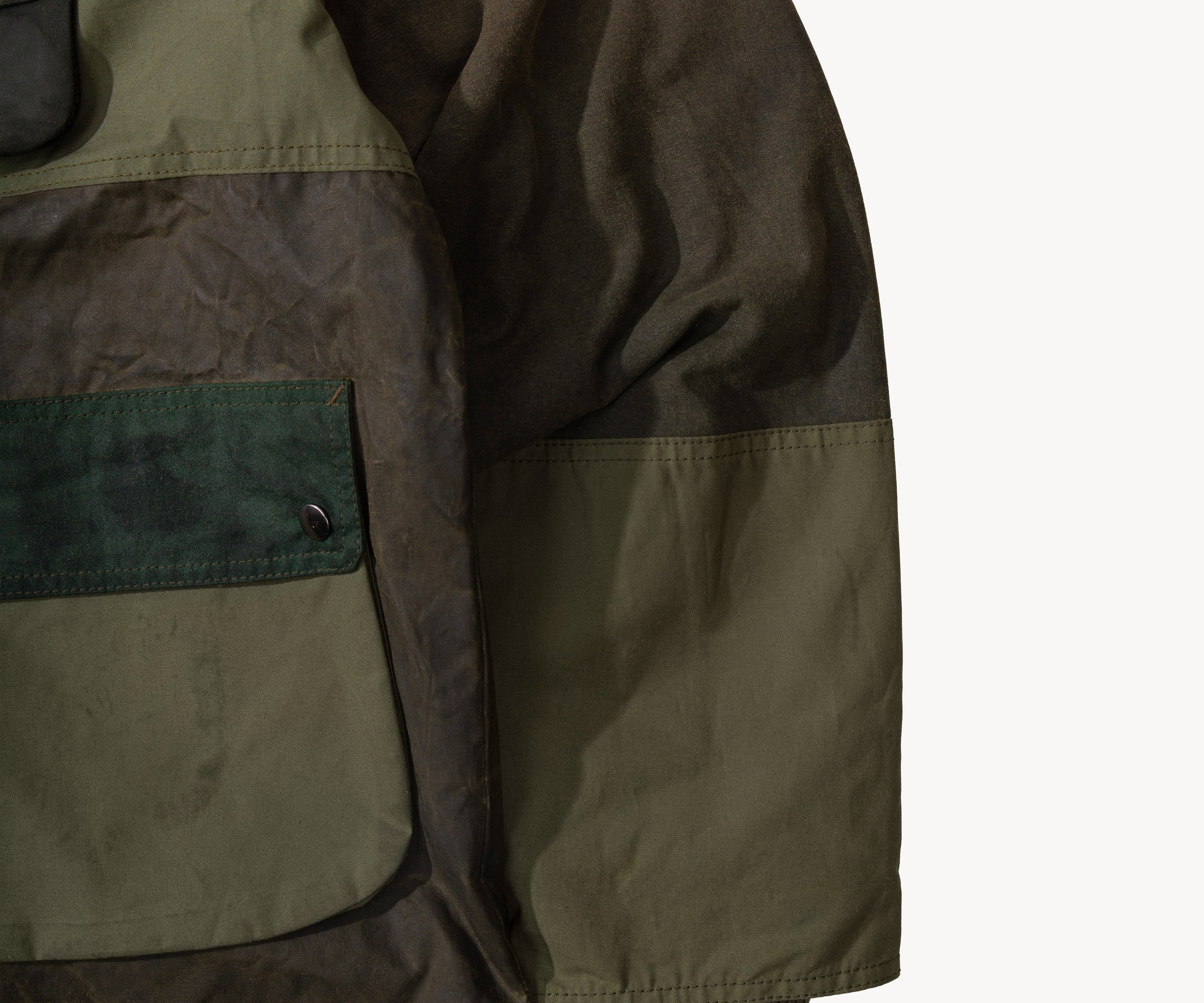 REWORK® FLY WAX JACKET - N° 057 Coats & Jackets X-LARGE / GREEN - BRUT Clothing US