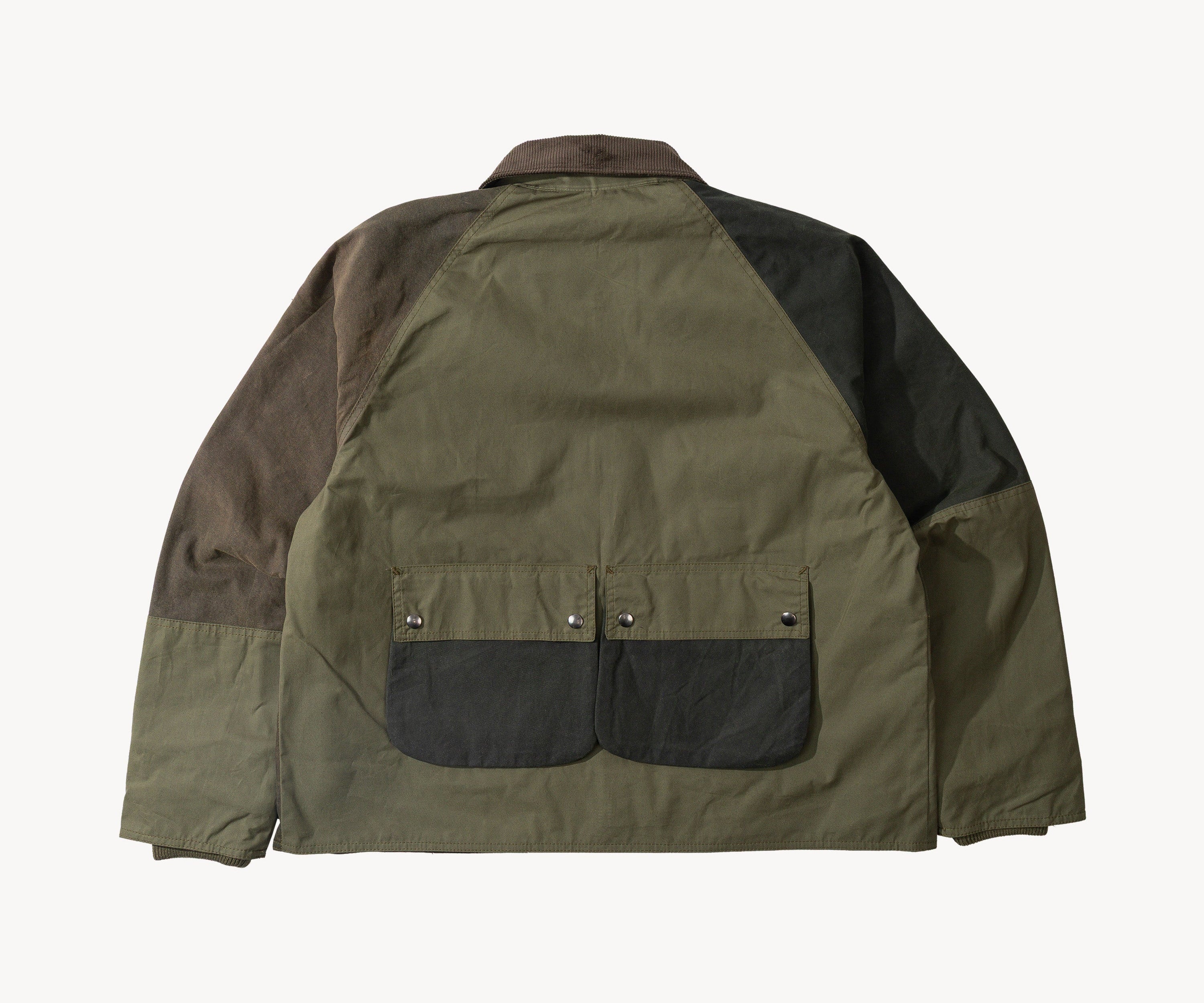 REWORK® FLY WAX JACKET - N° 057 Coats & Jackets X-LARGE / GREEN - BRUT Clothing US