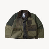 REWORK® FLY WAX JACKET - N° 058 Coats & Jackets X-LARGE / GREEN - BRUT Clothing US