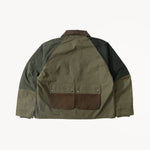 REWORK® FLY WAX JACKET - N° 058 Coats & Jackets X-LARGE / GREEN - BRUT Clothing US