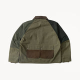 REWORK® FLY WAX JACKET - N° 058 Coats & Jackets X-LARGE / GREEN - BRUT Clothing US