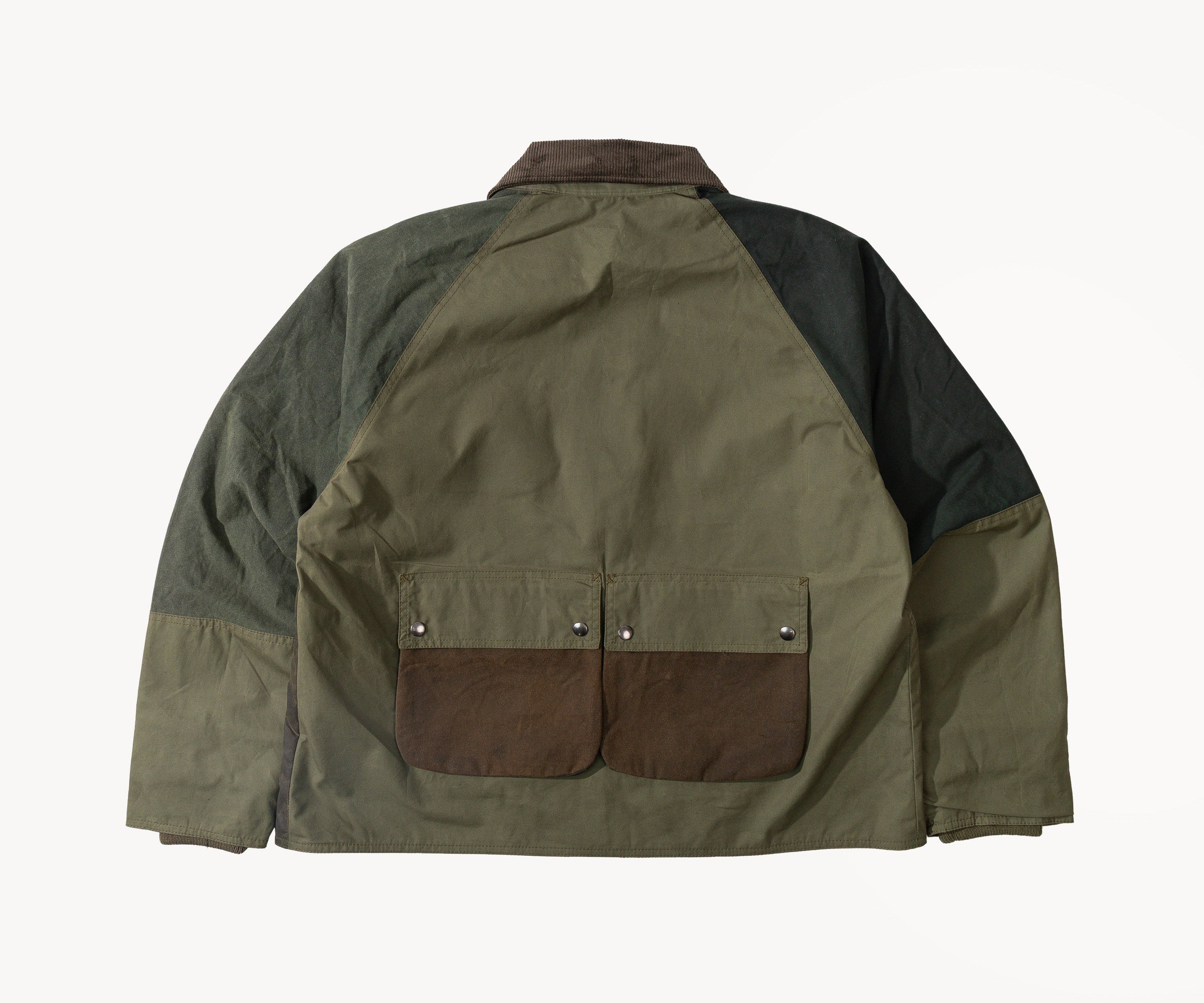 REWORK® FLY WAX JACKET - N° 058 Coats & Jackets X-LARGE / GREEN - BRUT Clothing US