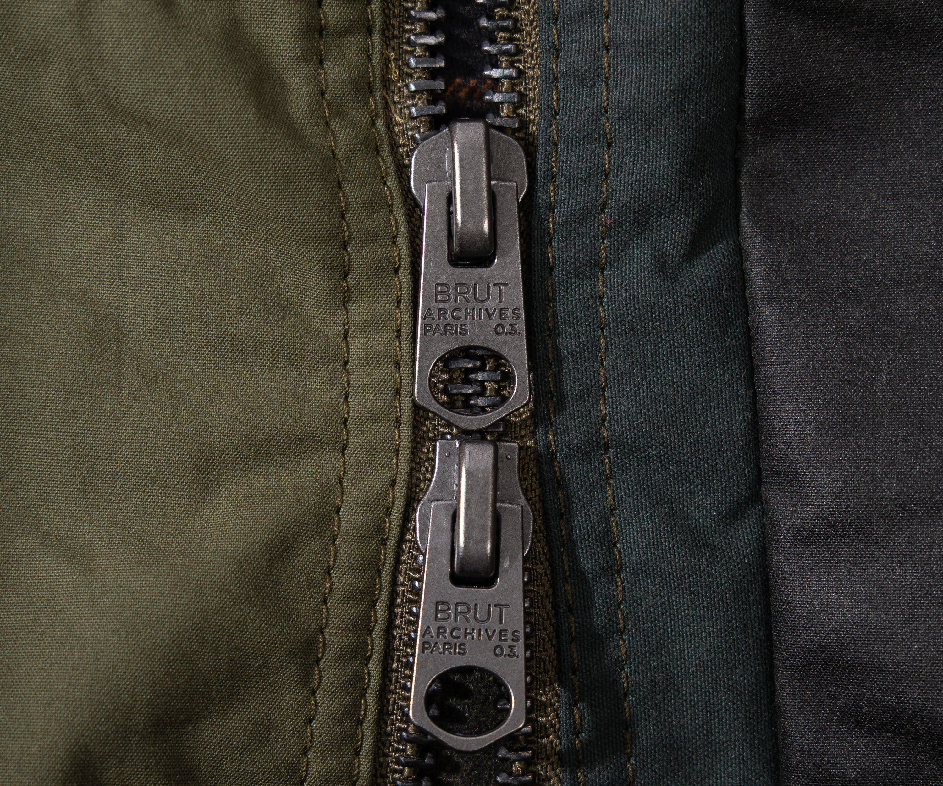 REWORK® FLY WAX JACKET - N° 059 Coats & Jackets X-LARGE / GREEN - BRUT Clothing US