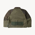 REWORK® FLY WAX JACKET - N° 059 Coats & Jackets X-LARGE / GREEN - BRUT Clothing US