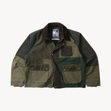 REWORK® FLY WAX JACKET - N° 055 Coats & Jackets X-LARGE / GREEN - BRUT Clothing US