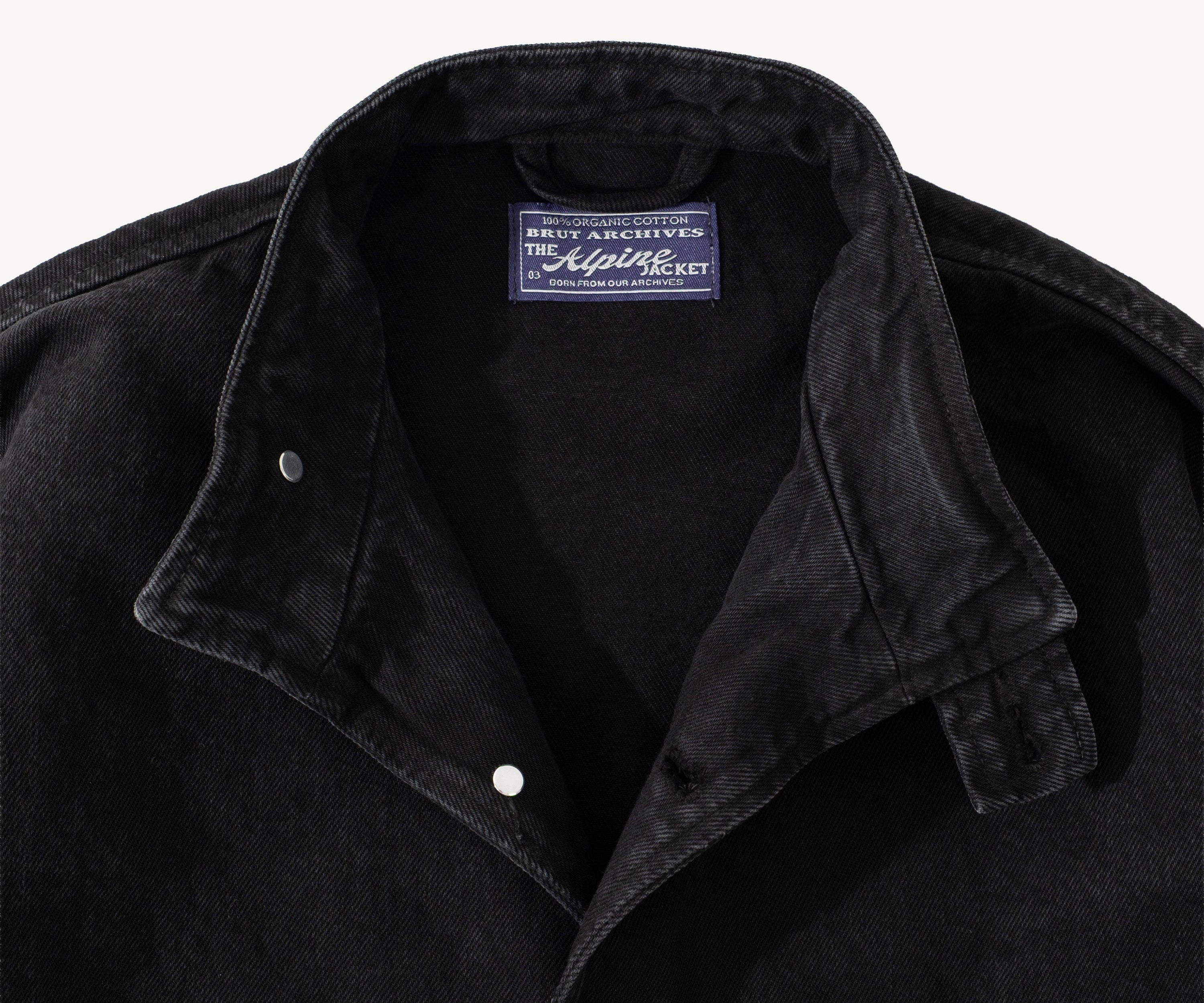THE ALPINE JACKET Coats & Jackets X-SMALL / BLACK - BRUT Clothing US