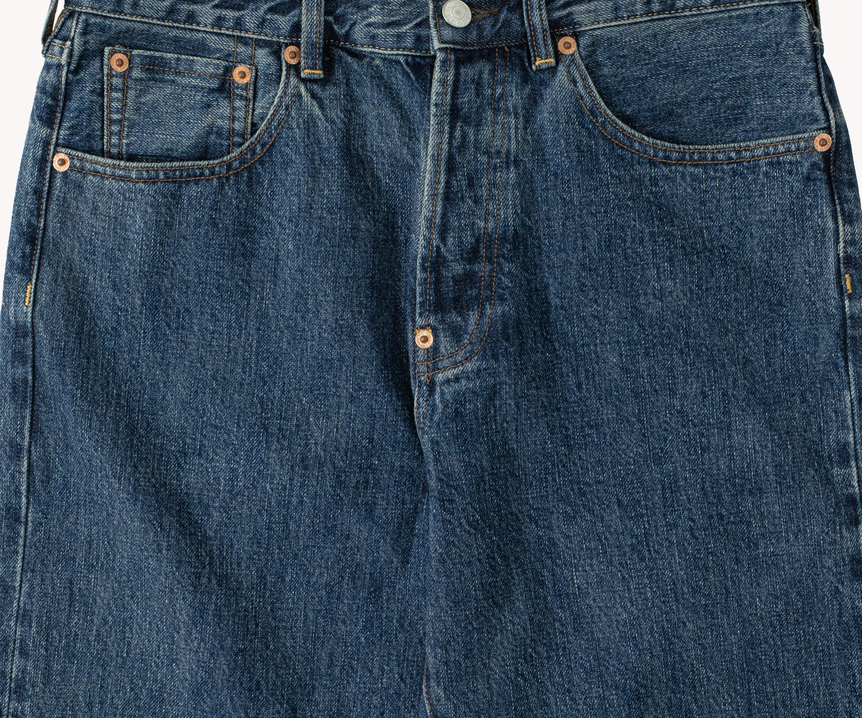 THE ARCHIVES DENIM Pants US26 / MID BLUE - BRUT Clothing US
