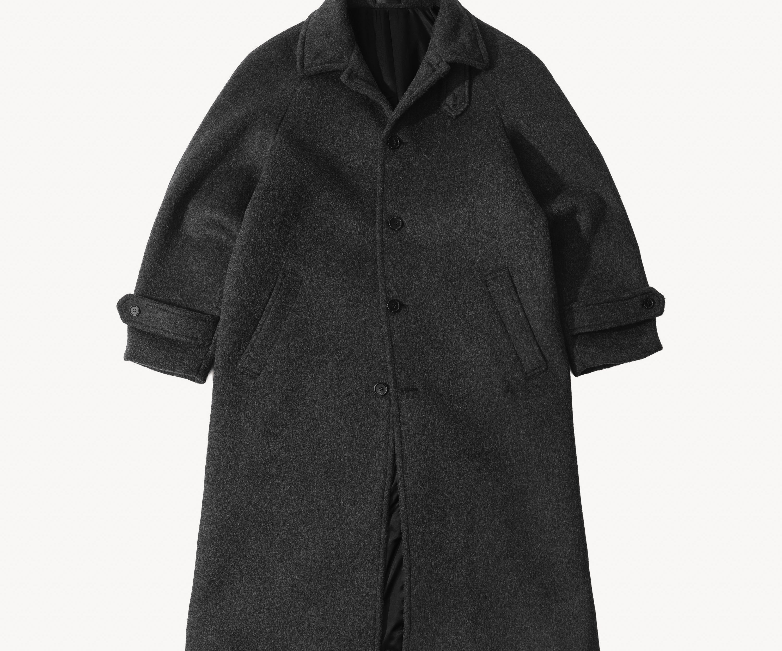 THE BALMACAAN COAT Coats & Jackets X-SMALL / DARK GREY - BRUT Clothing US
