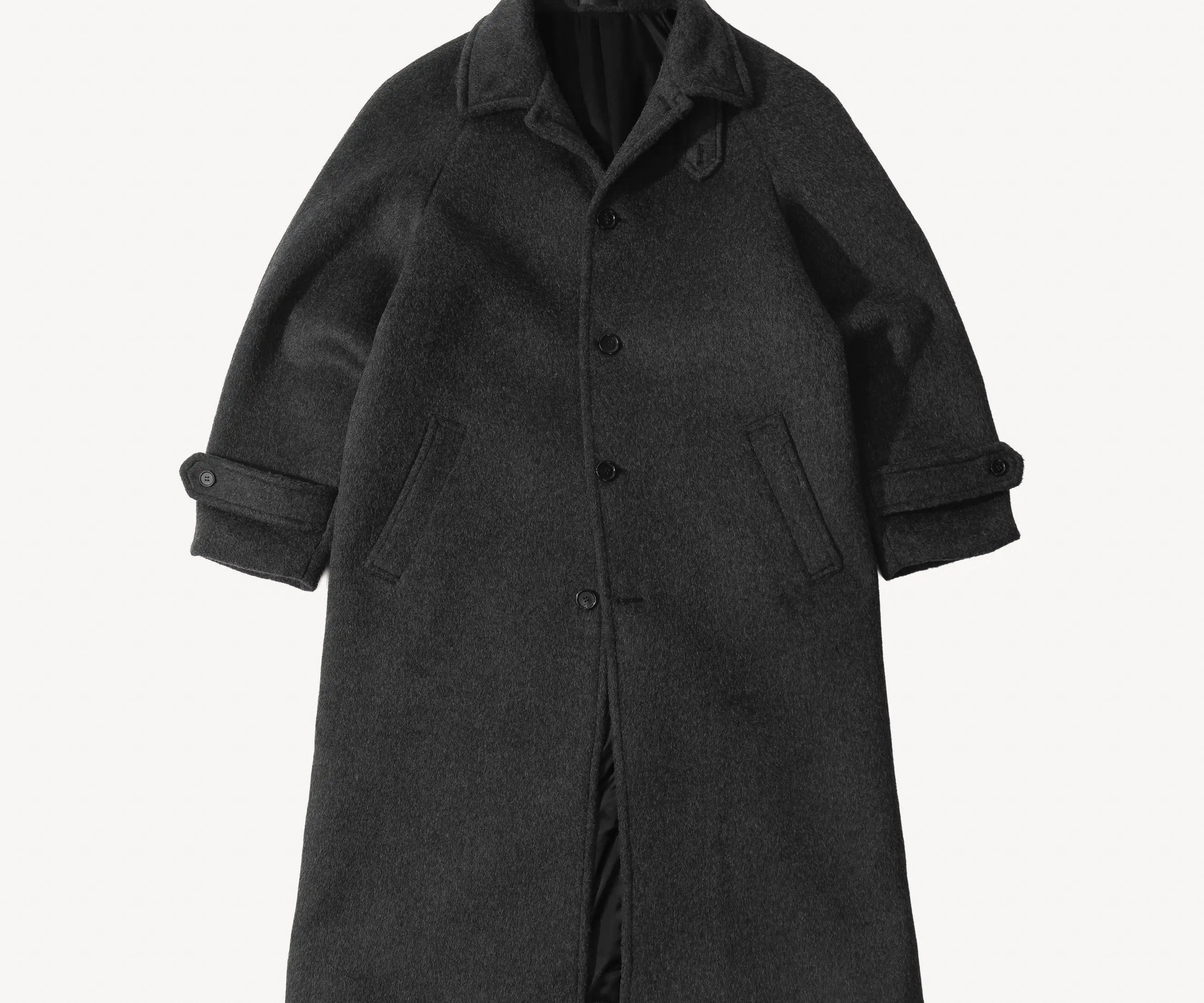 18aw URU ウルBALMACAAN COAT (TYPE A) THE BALMACAAN COAT - DARK GREY | BRUT CLOTHING – BRUT Clothing US