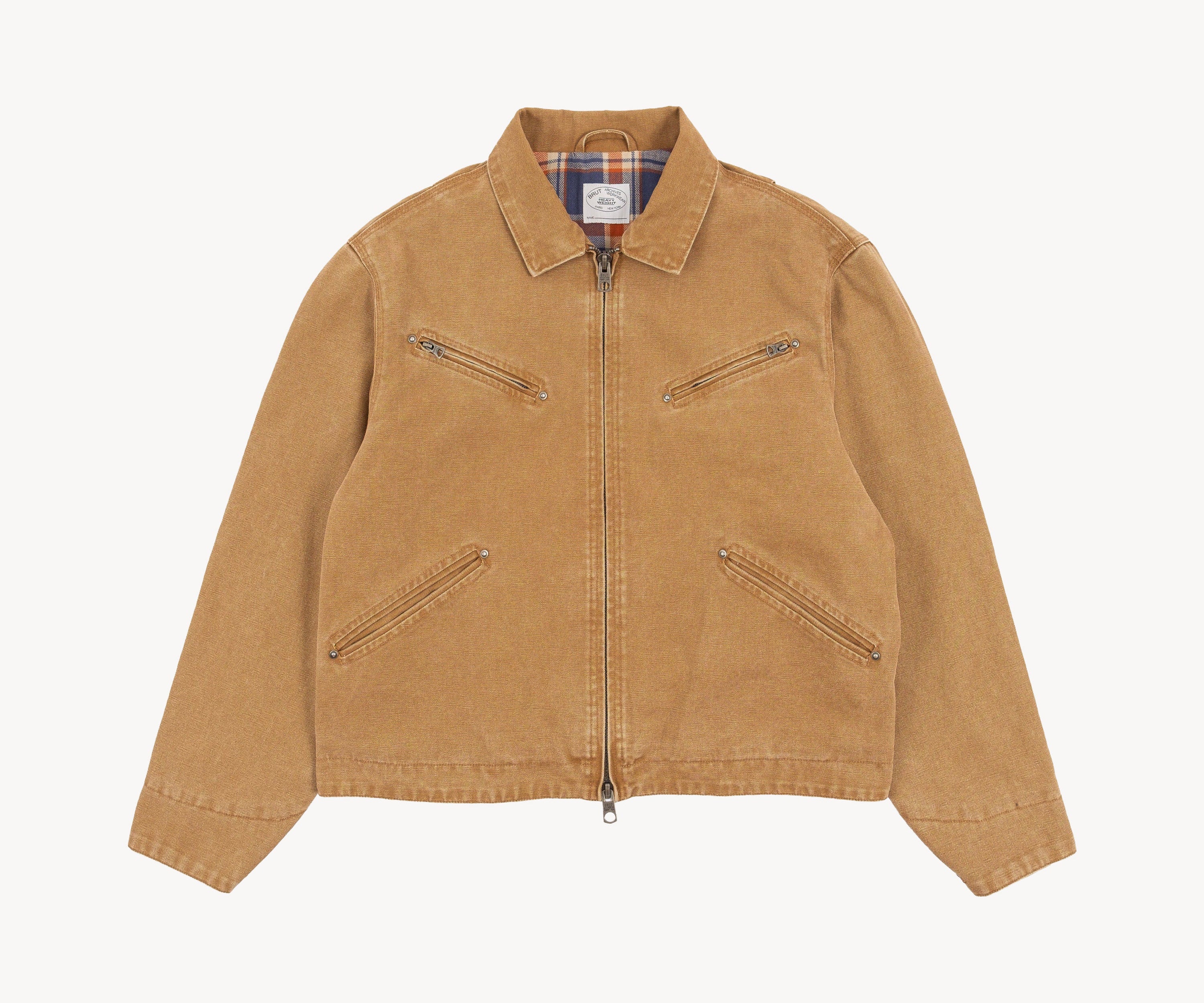 THE BEIRING JACKET Coats & Jackets X-SMALL / DUCK BROWN - BRUT Clothing US