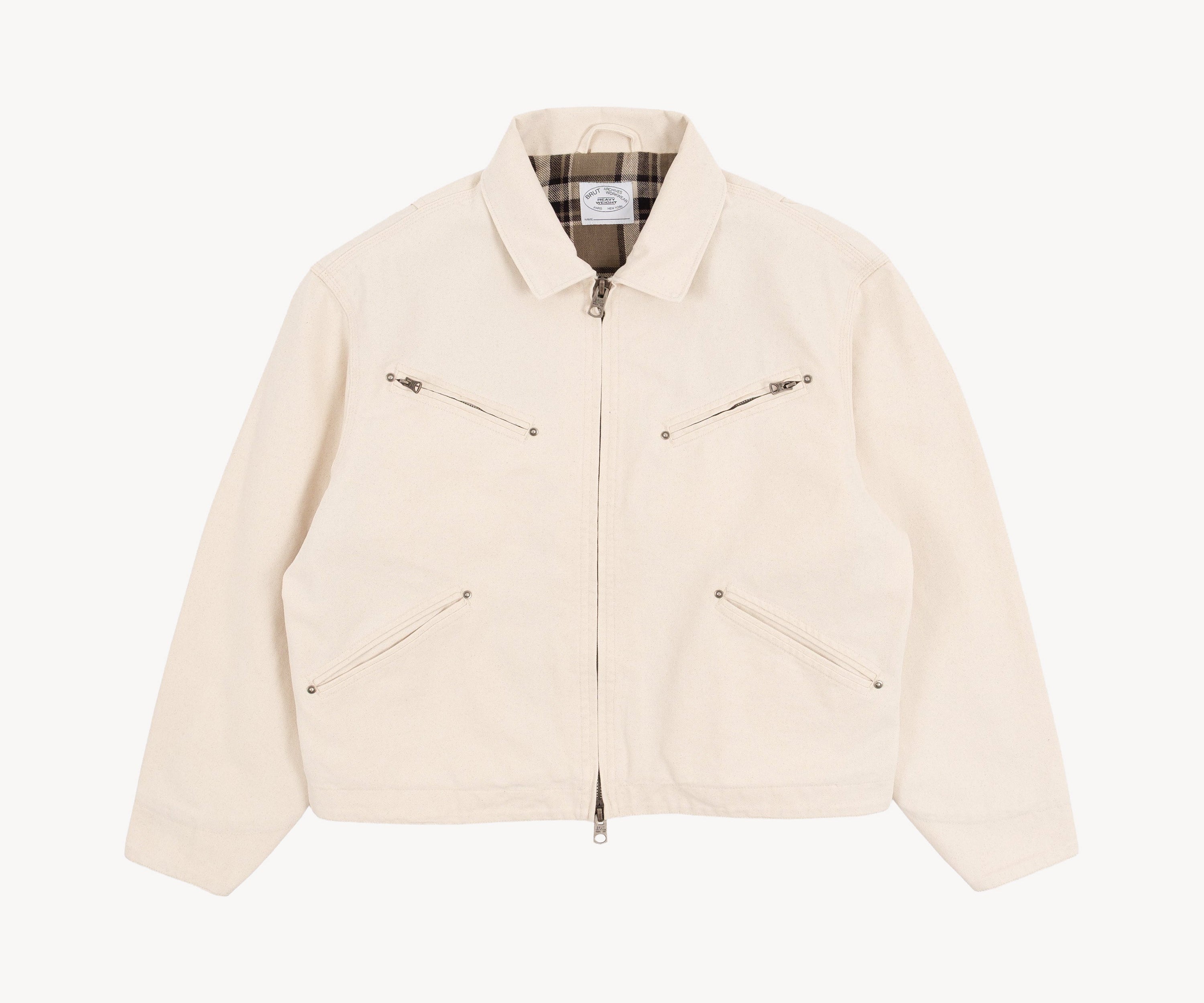 THE BEIRING JACKET Coats & Jackets X-SMALL / NATURAL - BRUT Clothing US