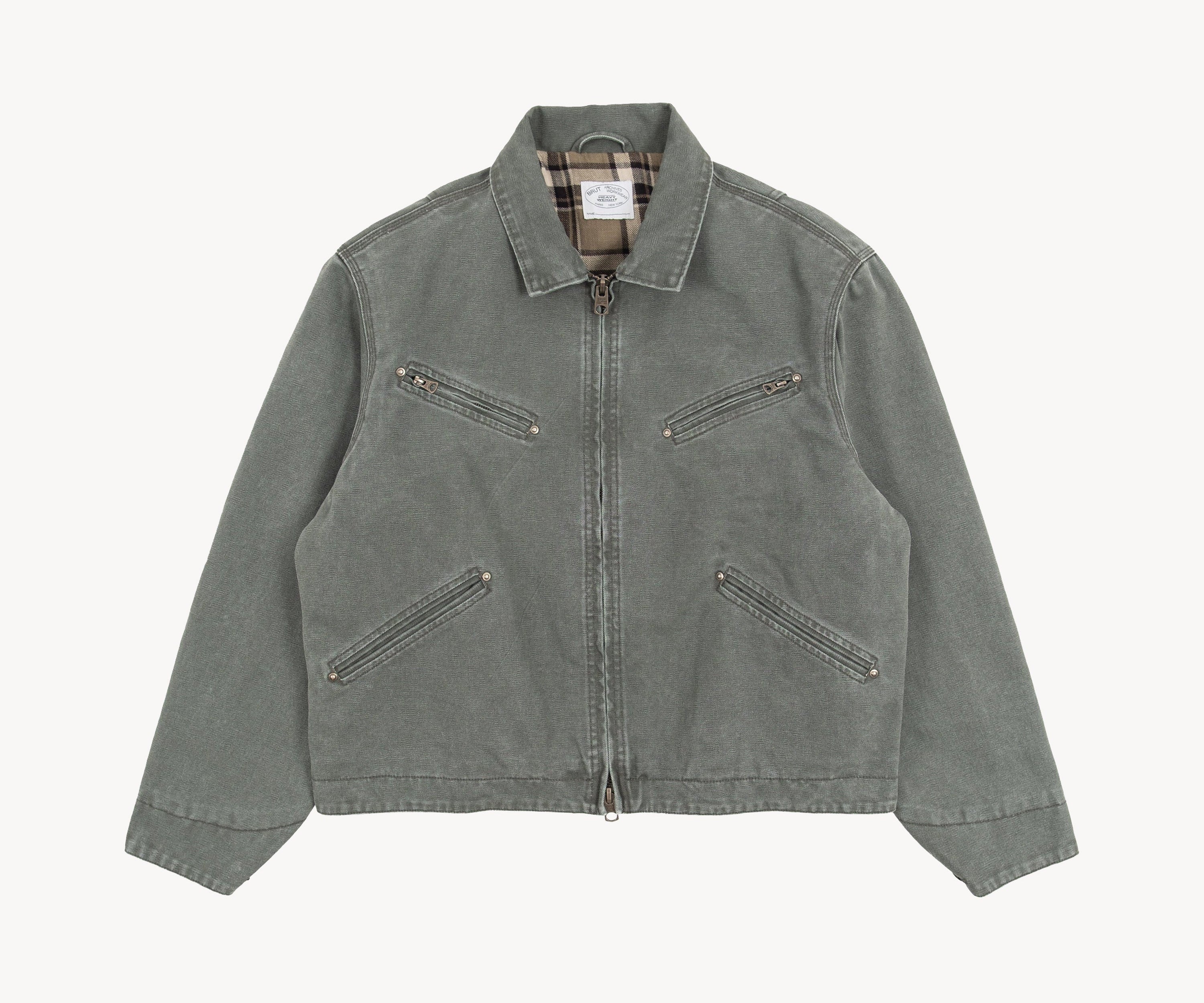 THE BEIRING JACKET Coats & Jackets X-SMALL / SLATE GREEN - BRUT Clothing US
