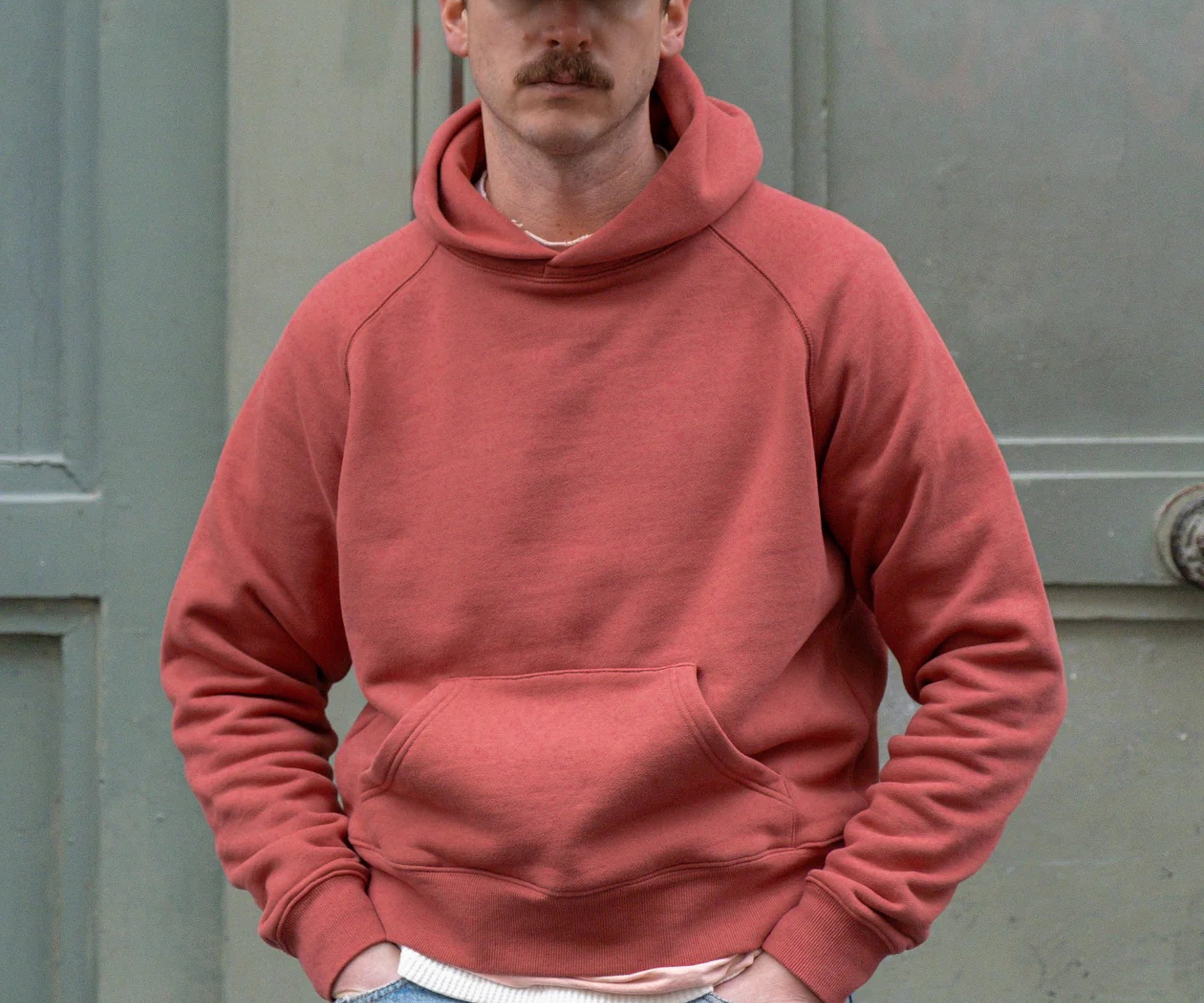 THE BEST SWEAT Sweatshirts X-SMALL / FADED RED - BRUT Clothing US