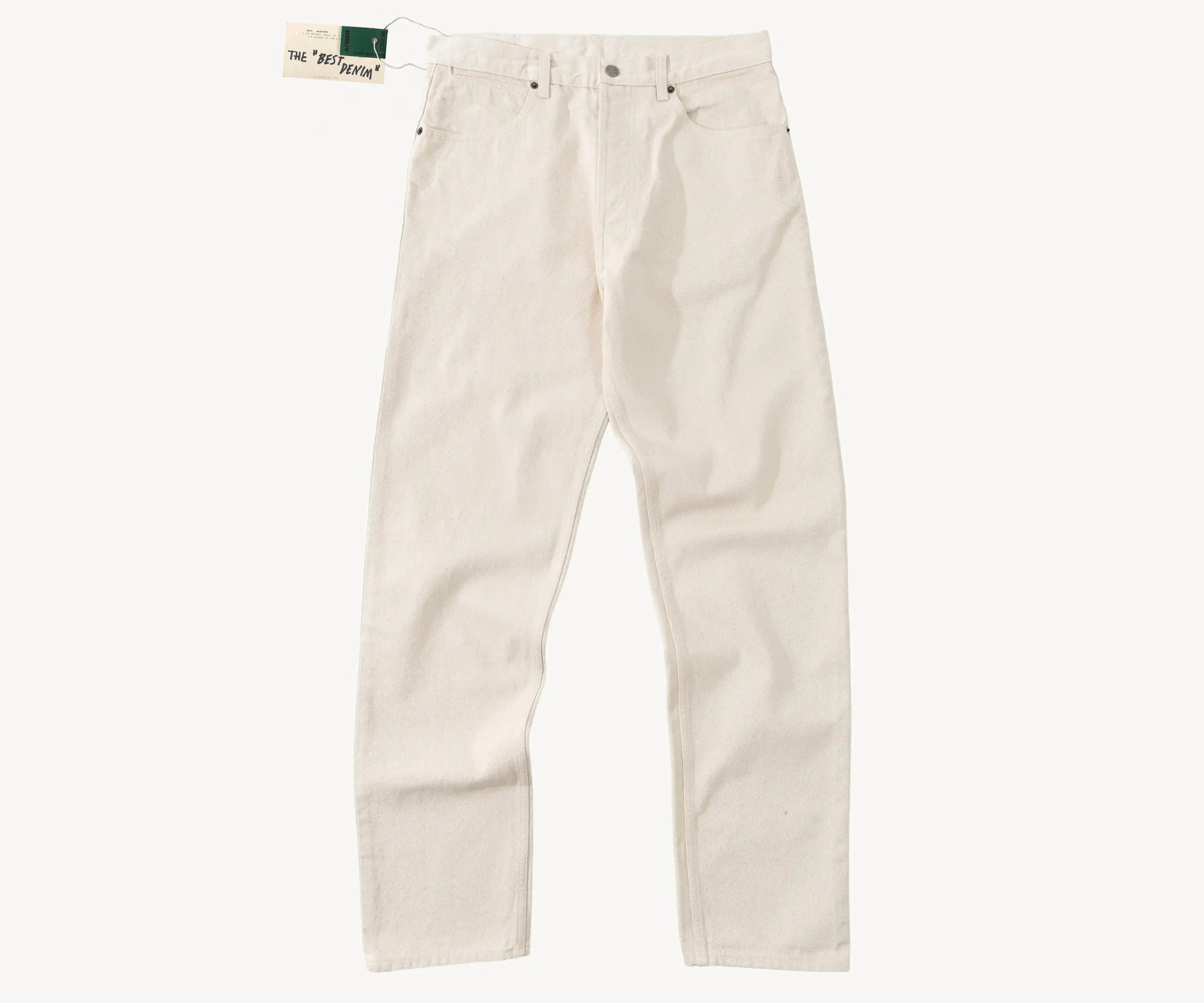 THE BEST DENIM Pants US26 / NATURAL - BRUT Clothing US