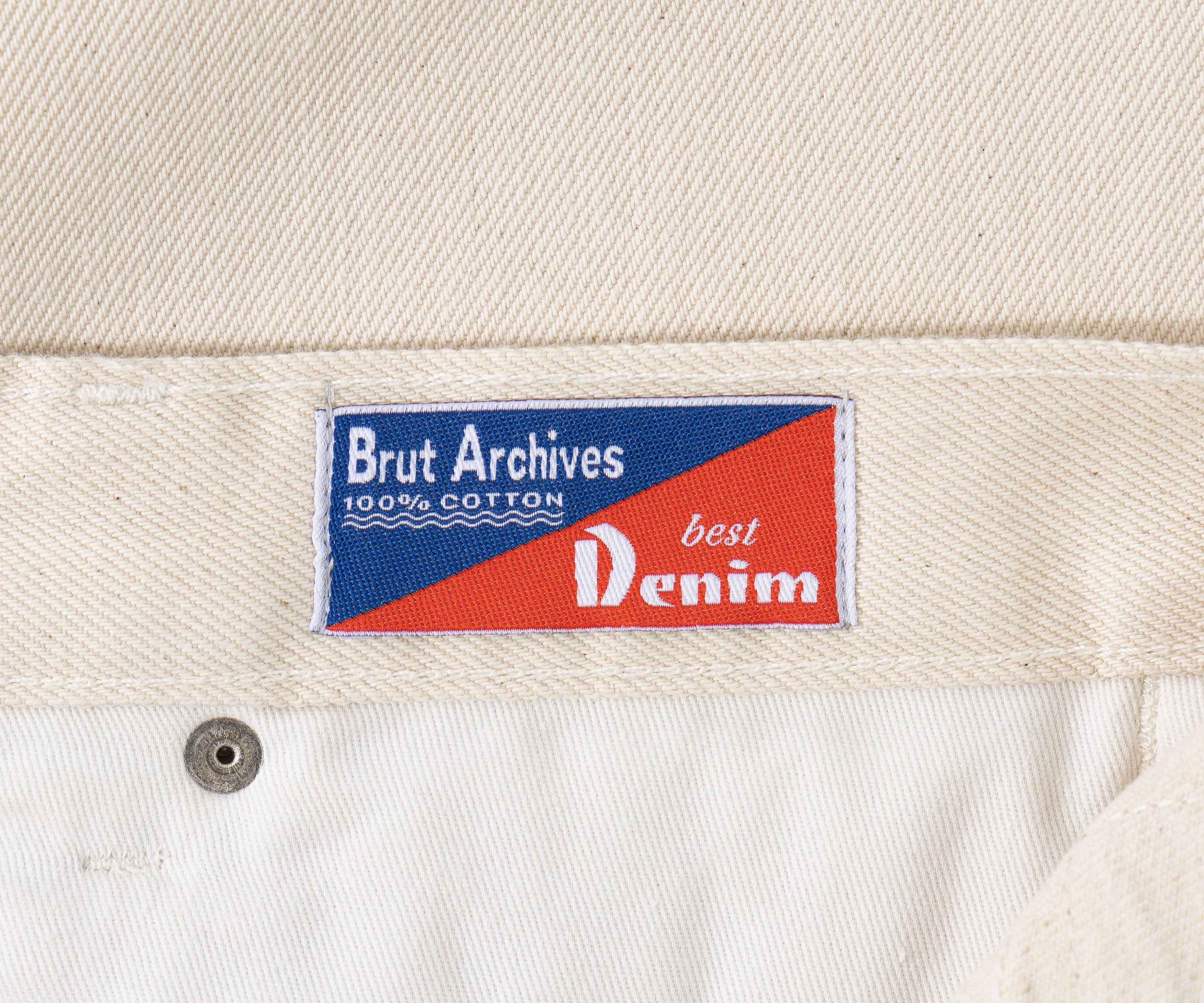THE BEST DENIM Pants US26 / NATURAL - BRUT Clothing US