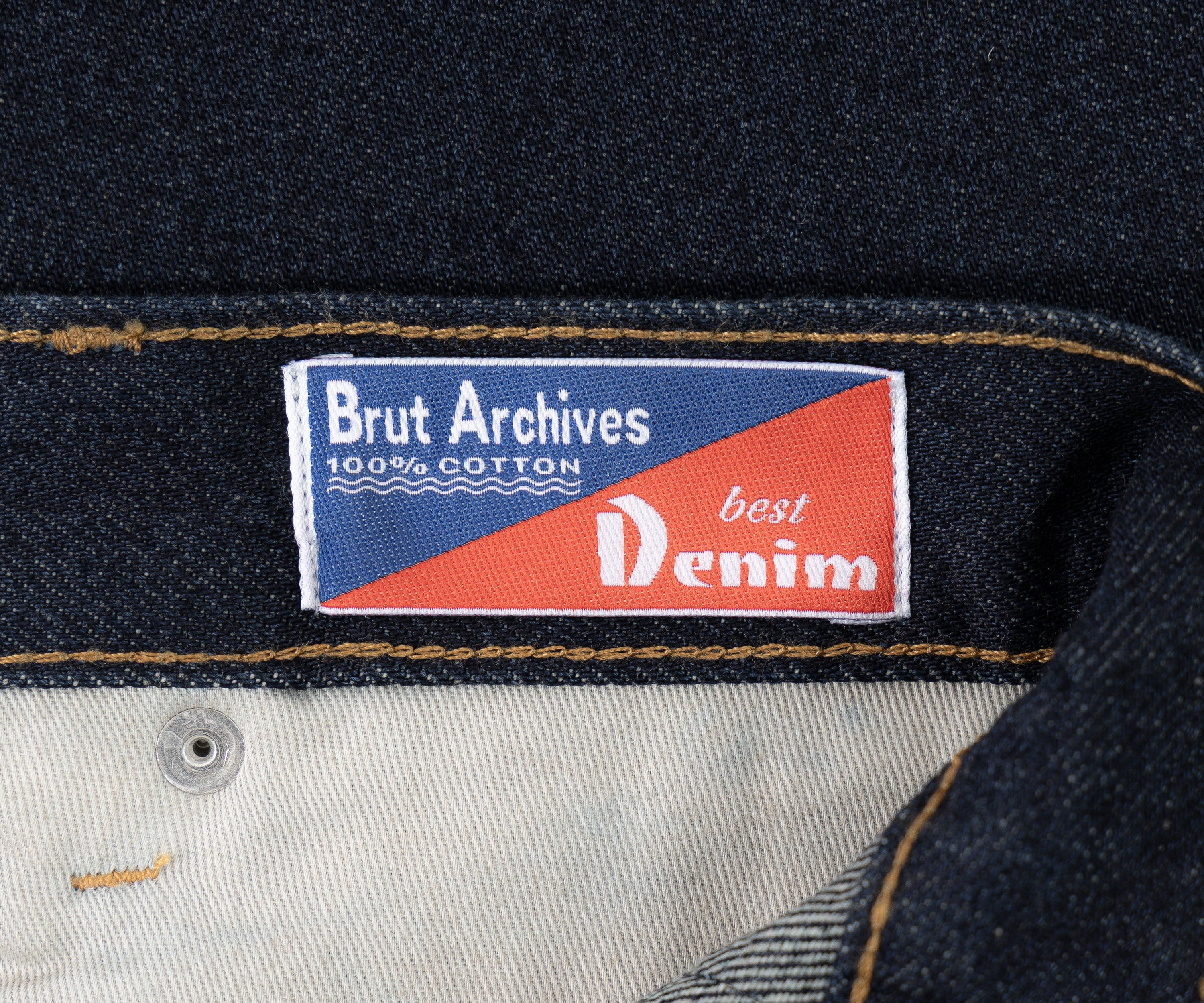 THE BEST DENIM Pants US26 / RAW INDIGO - BRUT Clothing US