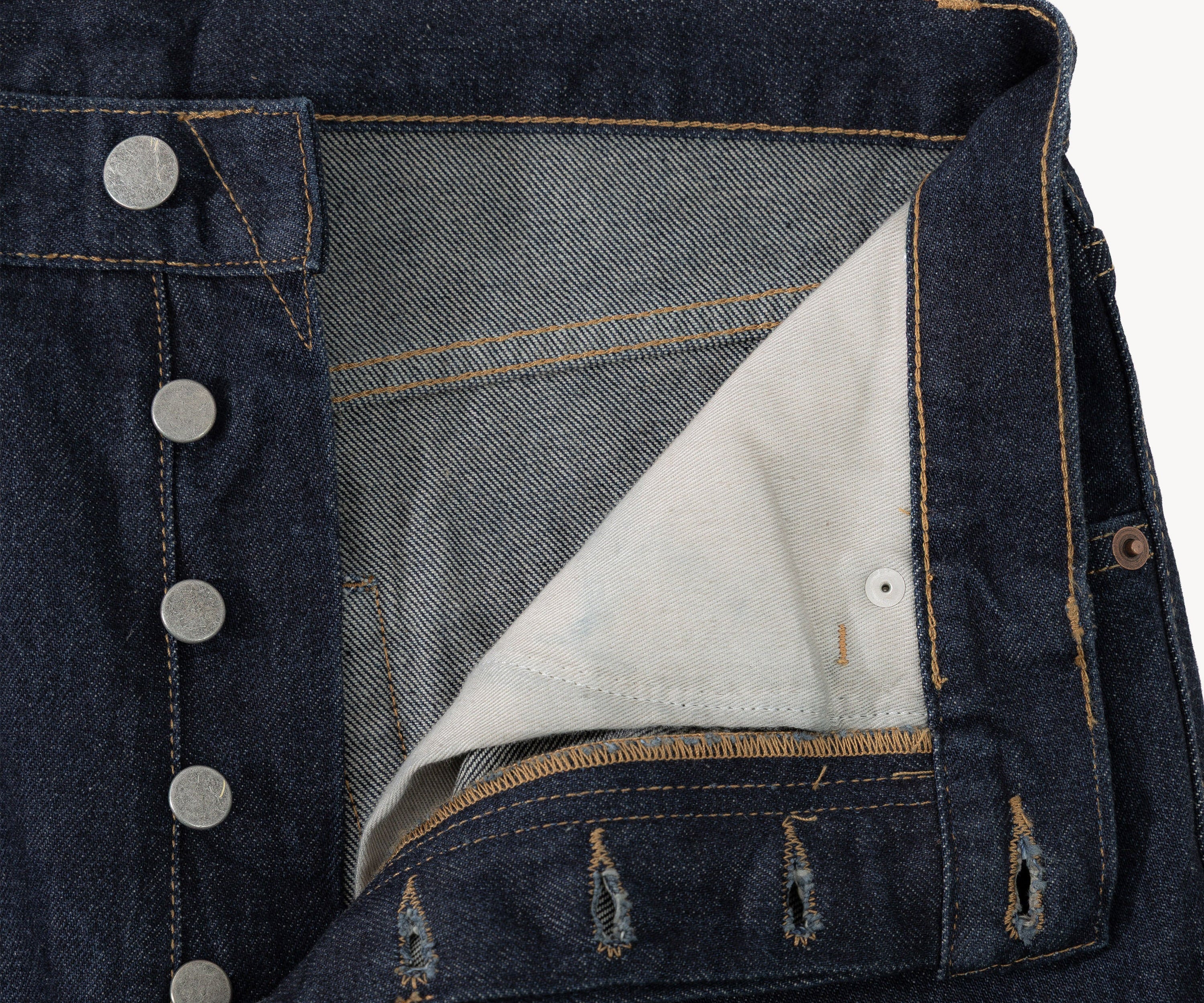 THE BEST DENIM Pants US26 / RAW INDIGO - BRUT Clothing US