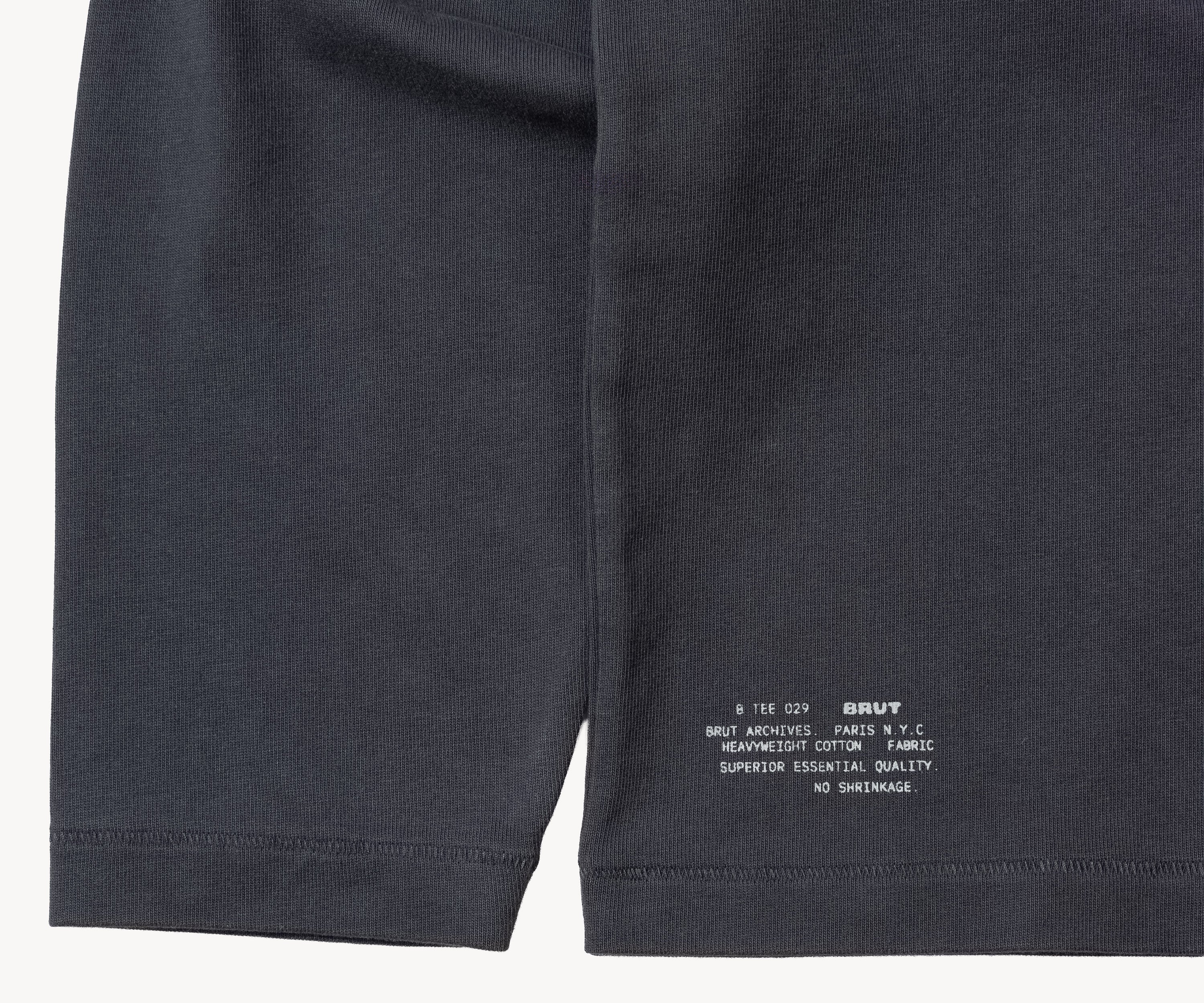 THE BEST LONG SLEEVES POCKET T-SHIRT T-Shirts X-SMALL / SLATE - BRUT Clothing US