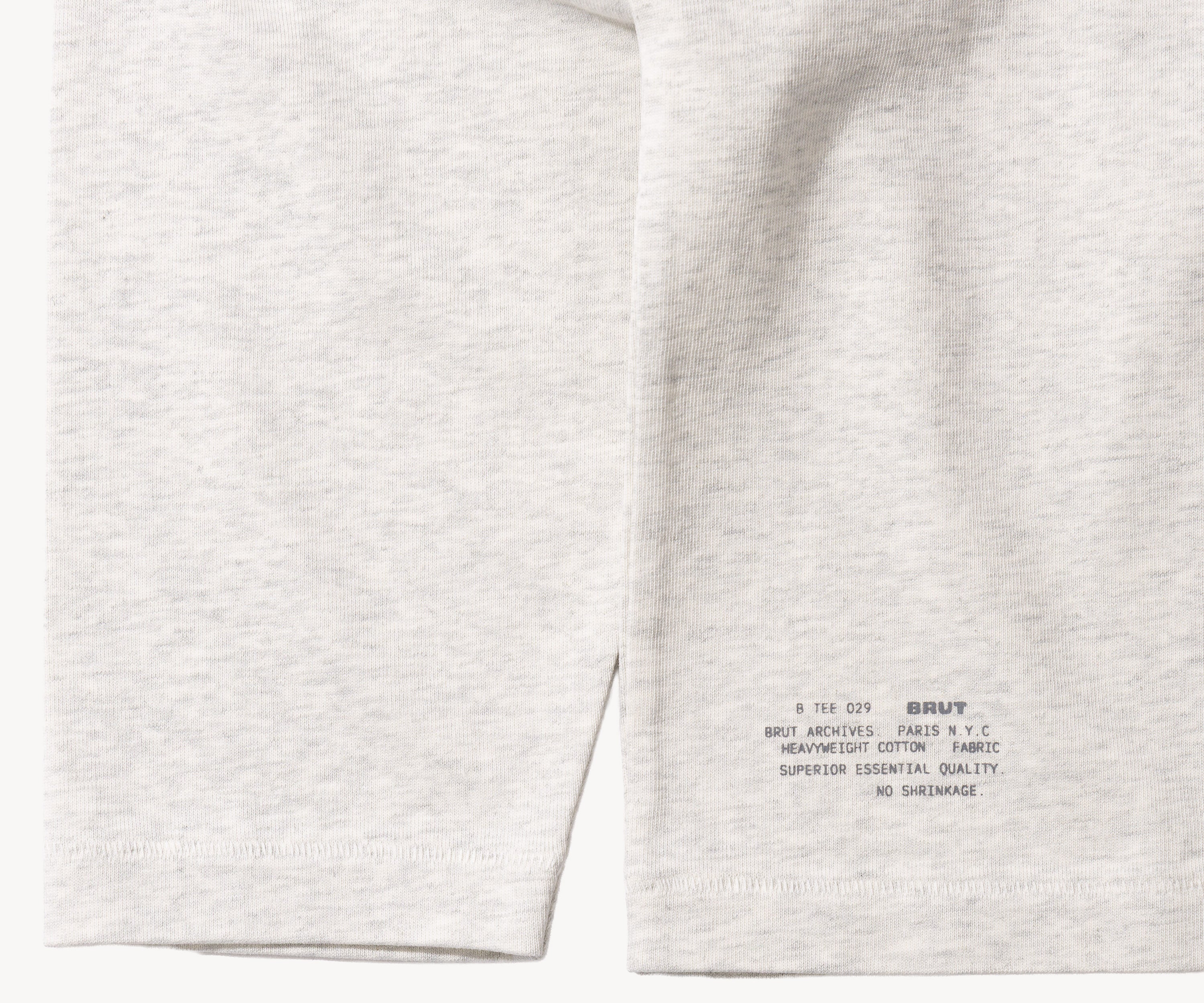 THE BEST LONG SLEEVES POCKET T-SHIRT T-Shirts X-SMALL / HEATHER GREY - BRUT Clothing US