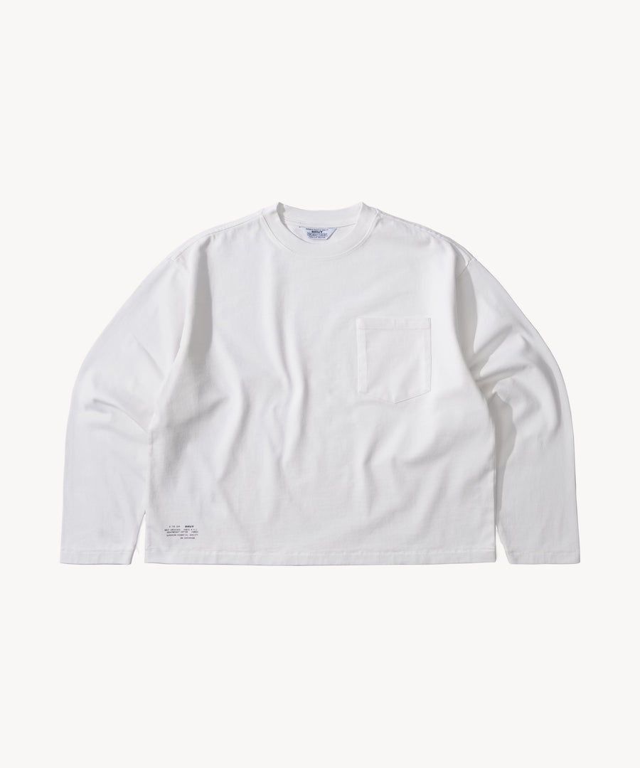 THE BEST LONG SLEEVES POCKET T-SHIRT