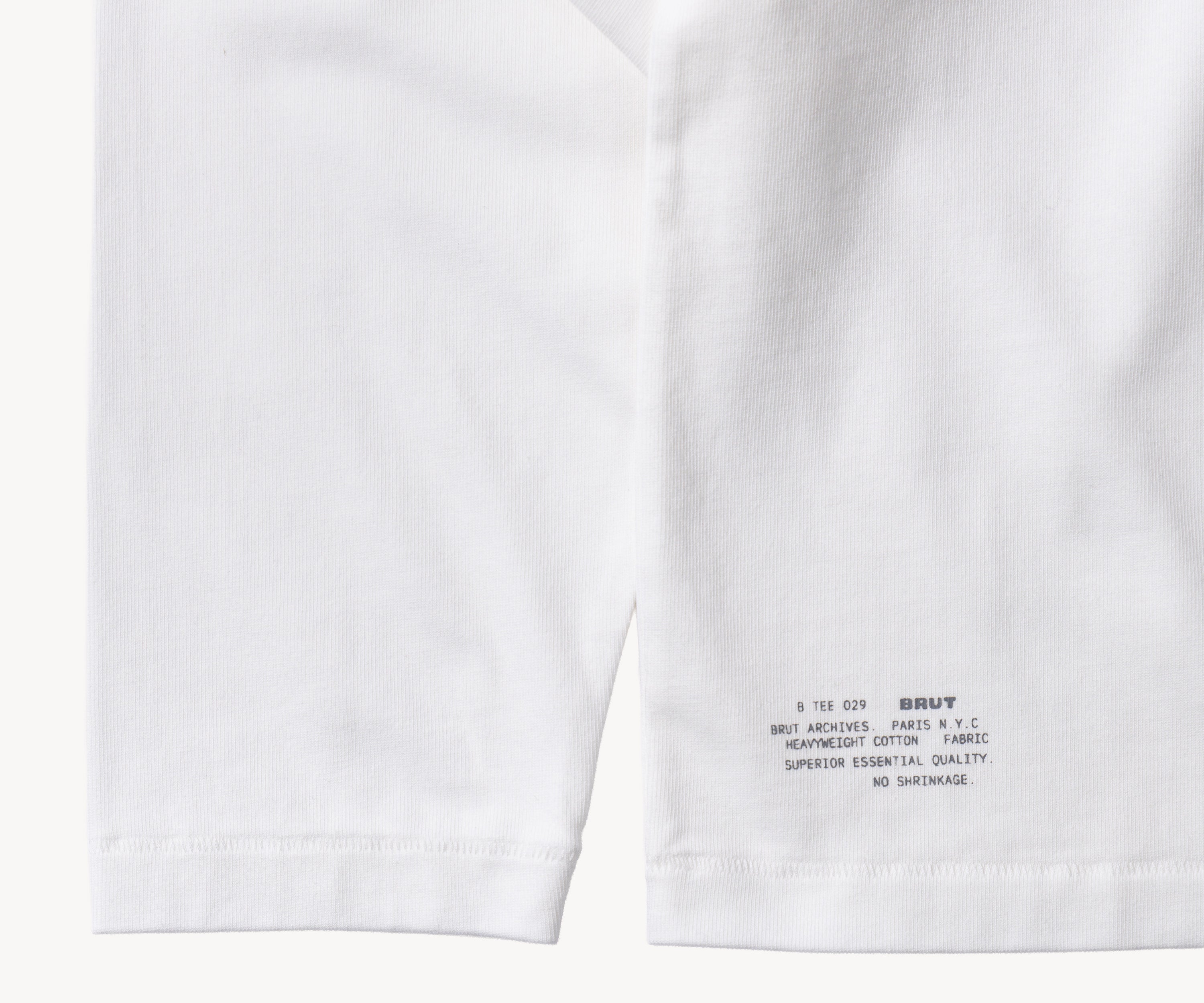 THE BEST LONG SLEEVES POCKET T-SHIRT T-Shirts X-SMALL / WHITE - BRUT Clothing US