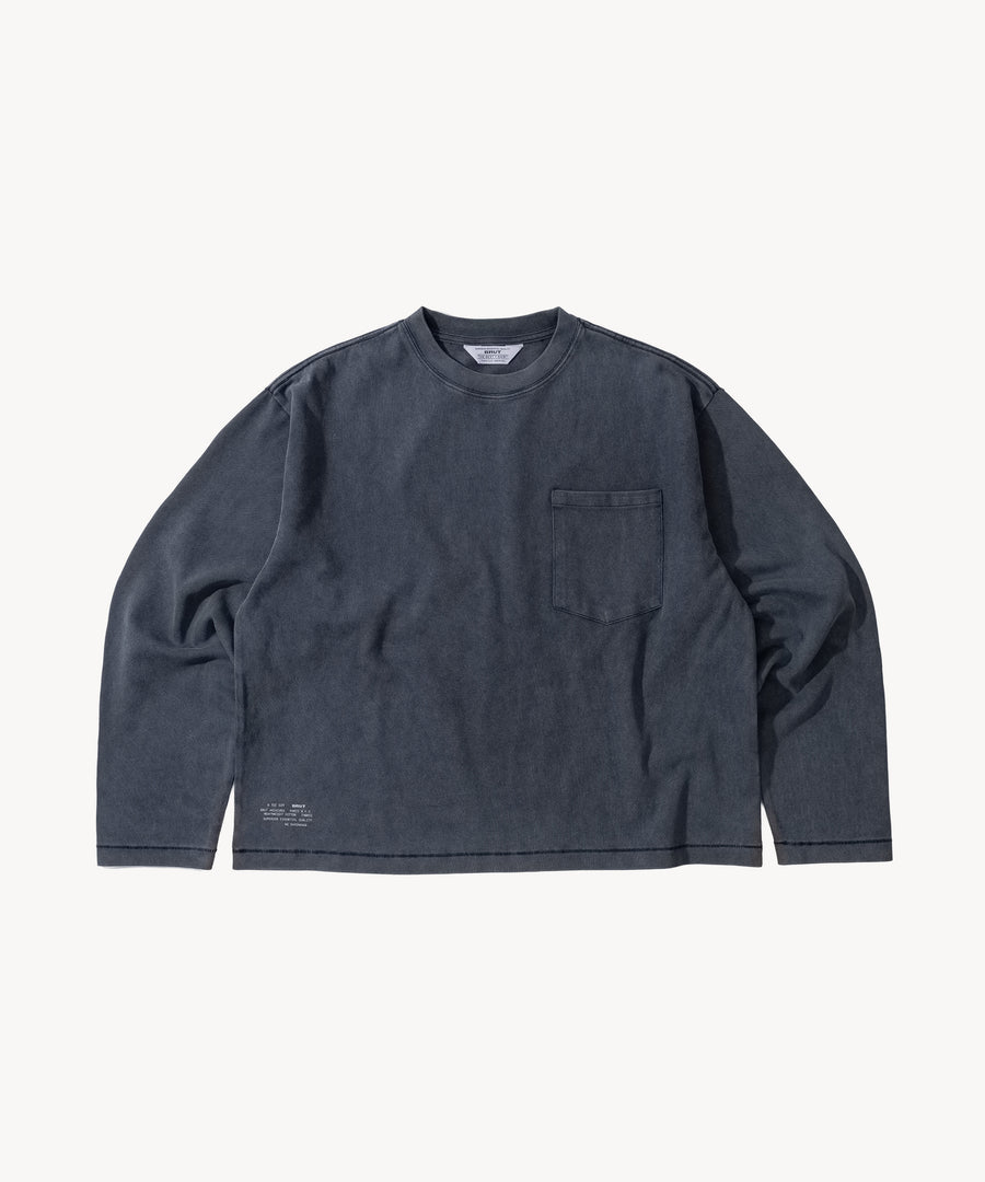 THE BEST LONG SLEEVES POCKET T-SHIRT