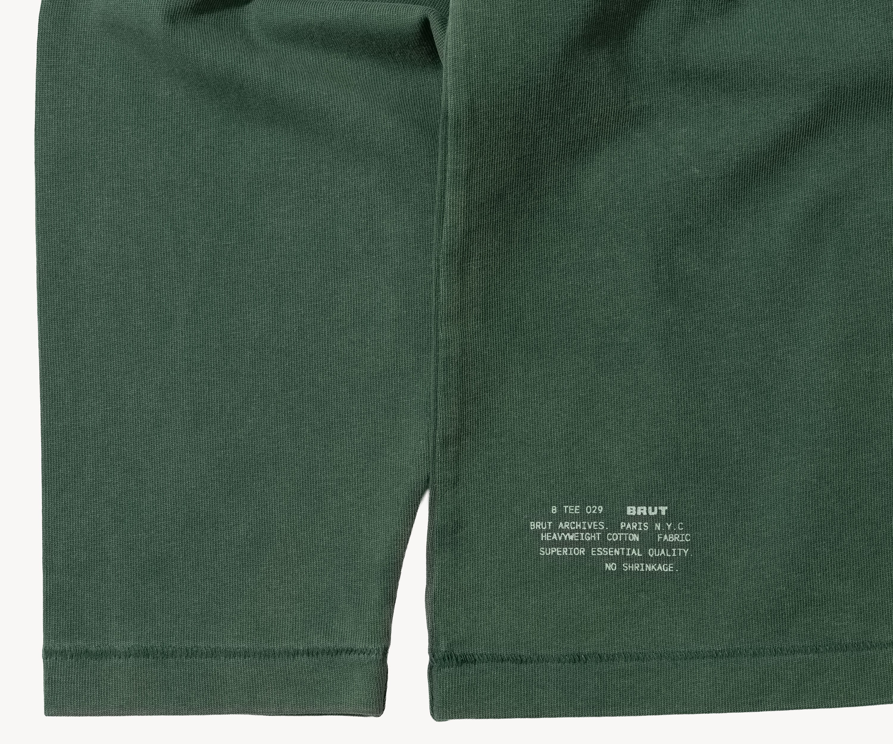 THE BEST LONG SLEEVES POCKET T-SHIRT T-Shirts X-SMALL / FOREST GREEN - BRUT Clothing US