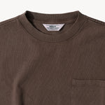 THE BEST LONG SLEEVES POCKET T-SHIRT T-Shirts X-SMALL / LIGHT BROWN - BRUT Clothing US