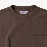 THE BEST LONG SLEEVES POCKET T-SHIRT T-Shirts X-SMALL / LIGHT BROWN - BRUT Clothing US