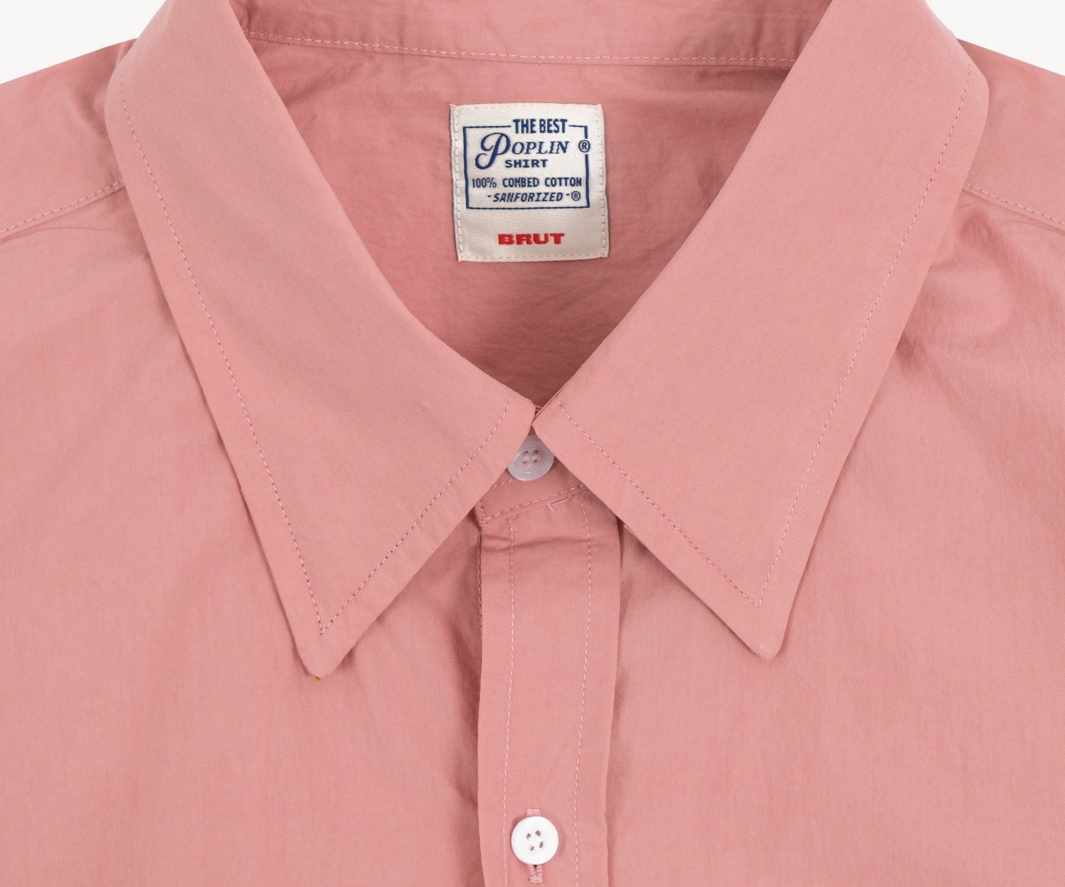 THE BEST POPLIN SHIRT Shirts X-SMALL / PINK - BRUT Clothing US