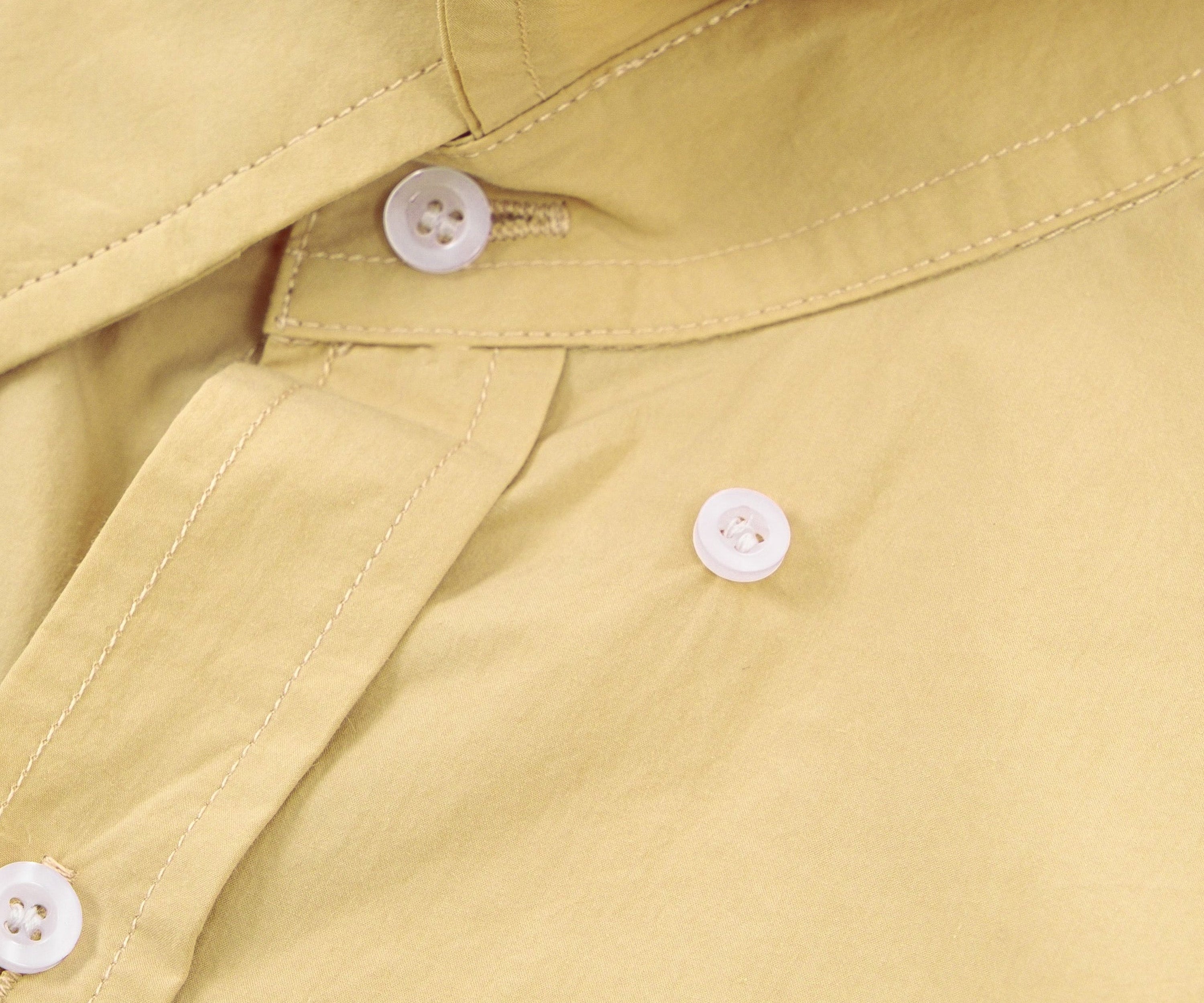 THE BEST POPLIN SHIRT Shirts X-SMALL / YELLOW - BRUT Clothing US