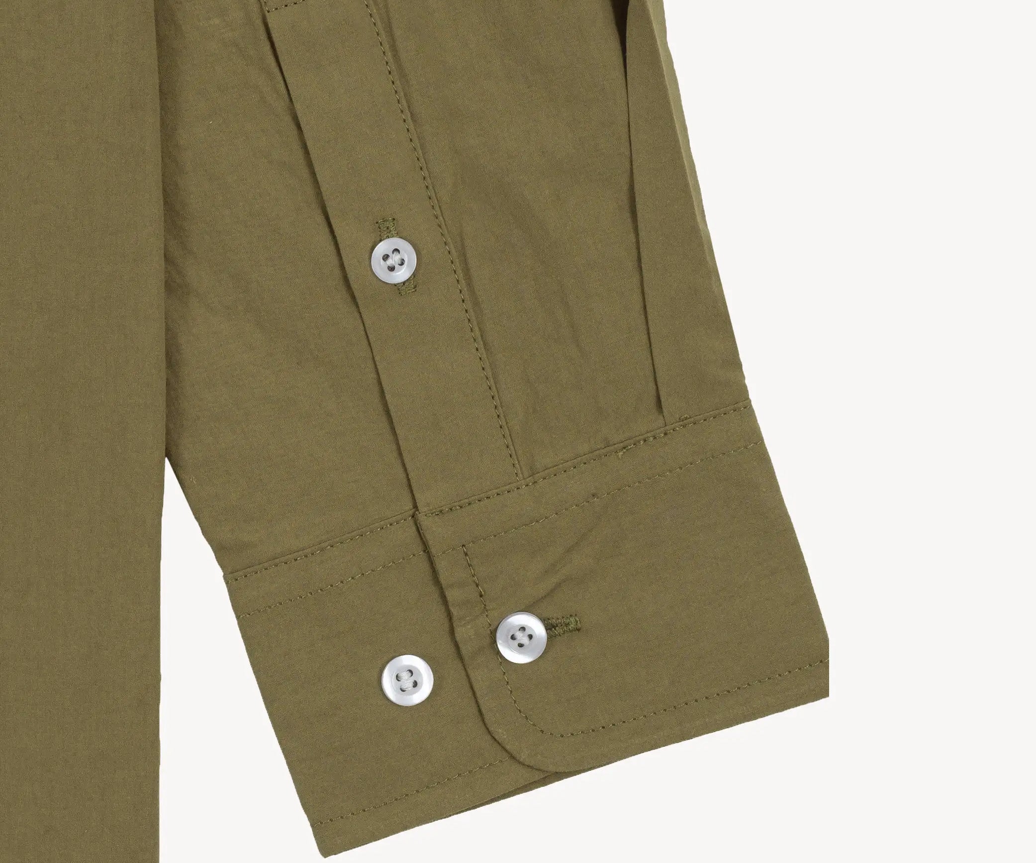 THE BEST POPLIN SHIRT Shirts X-SMALL / OLIVE GREEN - BRUT Clothing US