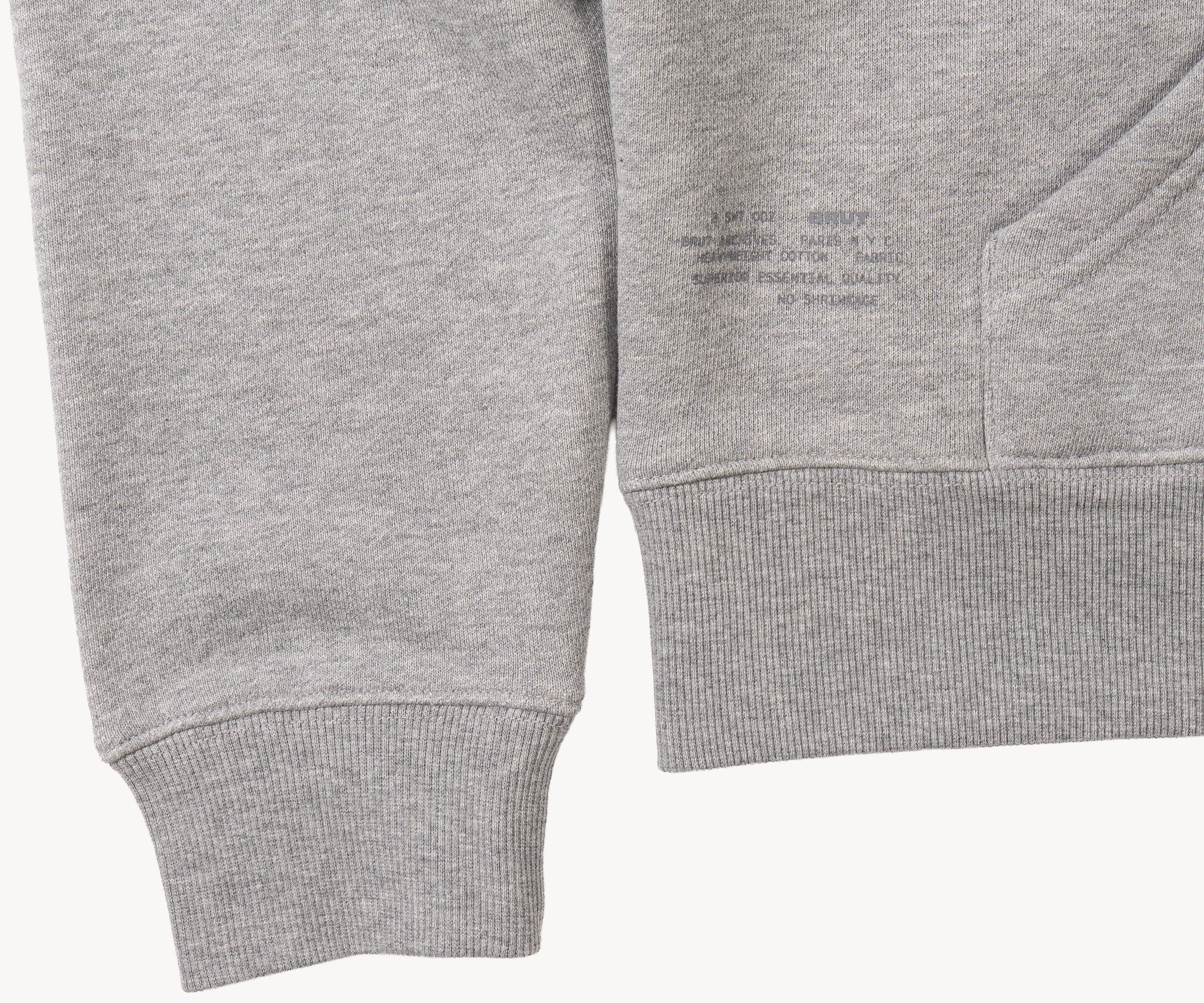 THE BEST SWEAT Sweatshirts X-SMALL / DARK HEATHER GREY - BRUT Clothing US
