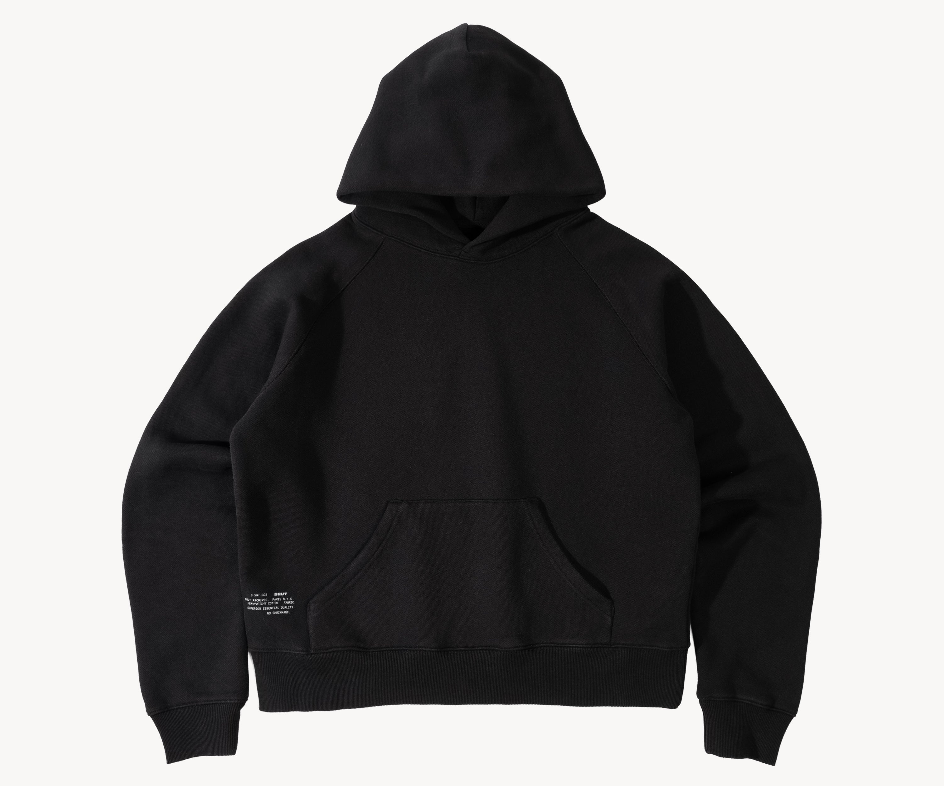 THE BEST SWEAT Sweatshirts X-SMALL / BLACK - BRUT Clothing US